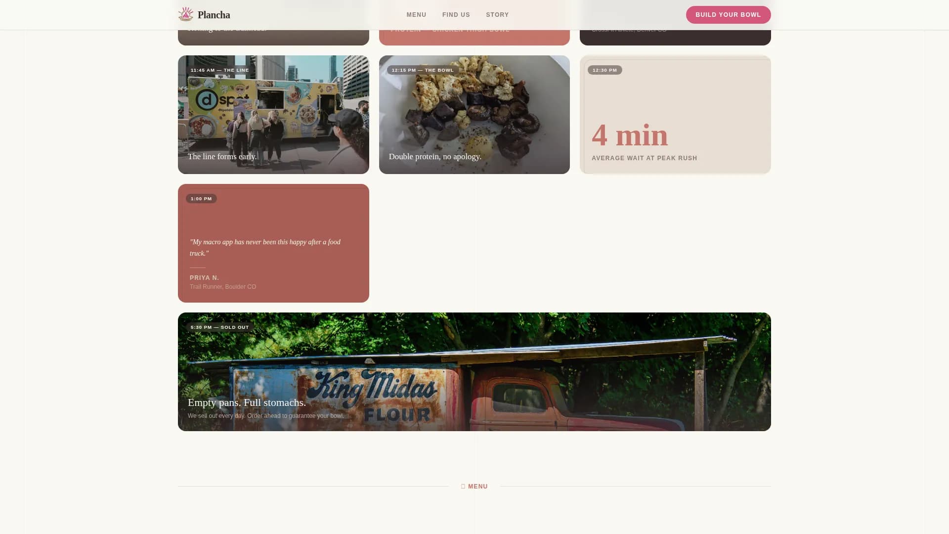 High-Protein Food & Dining Professional Website Template