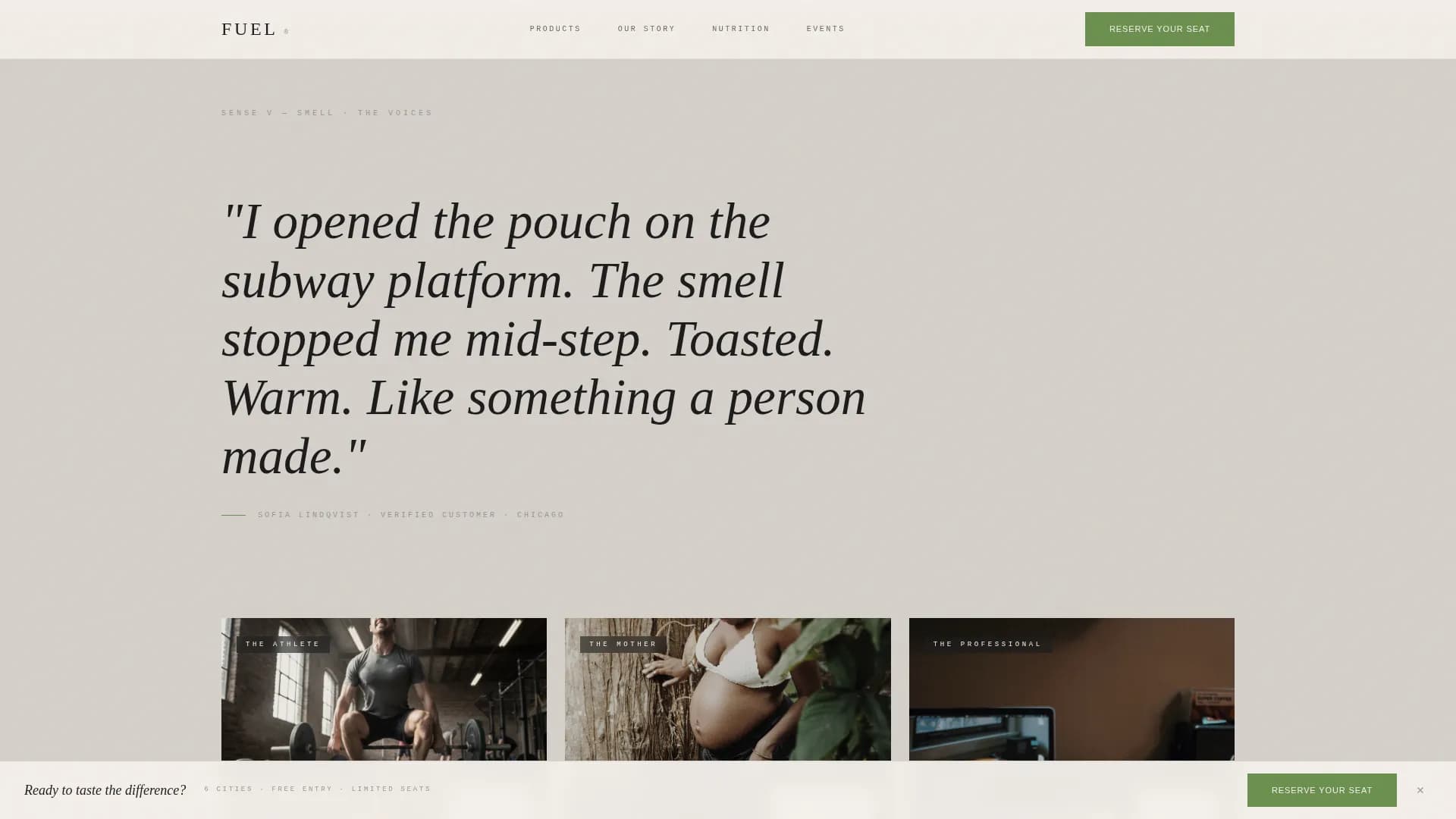 High-Protein Food & Dining Specialist Professional Website Template