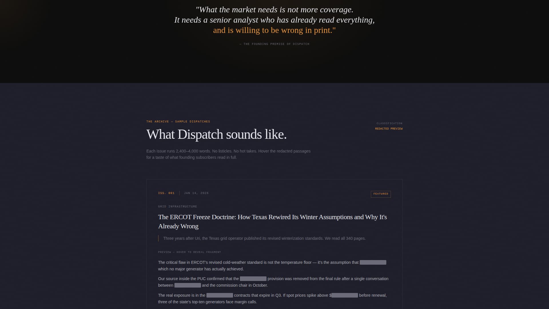 Energy Blog & Media Pre-Launch Website Template