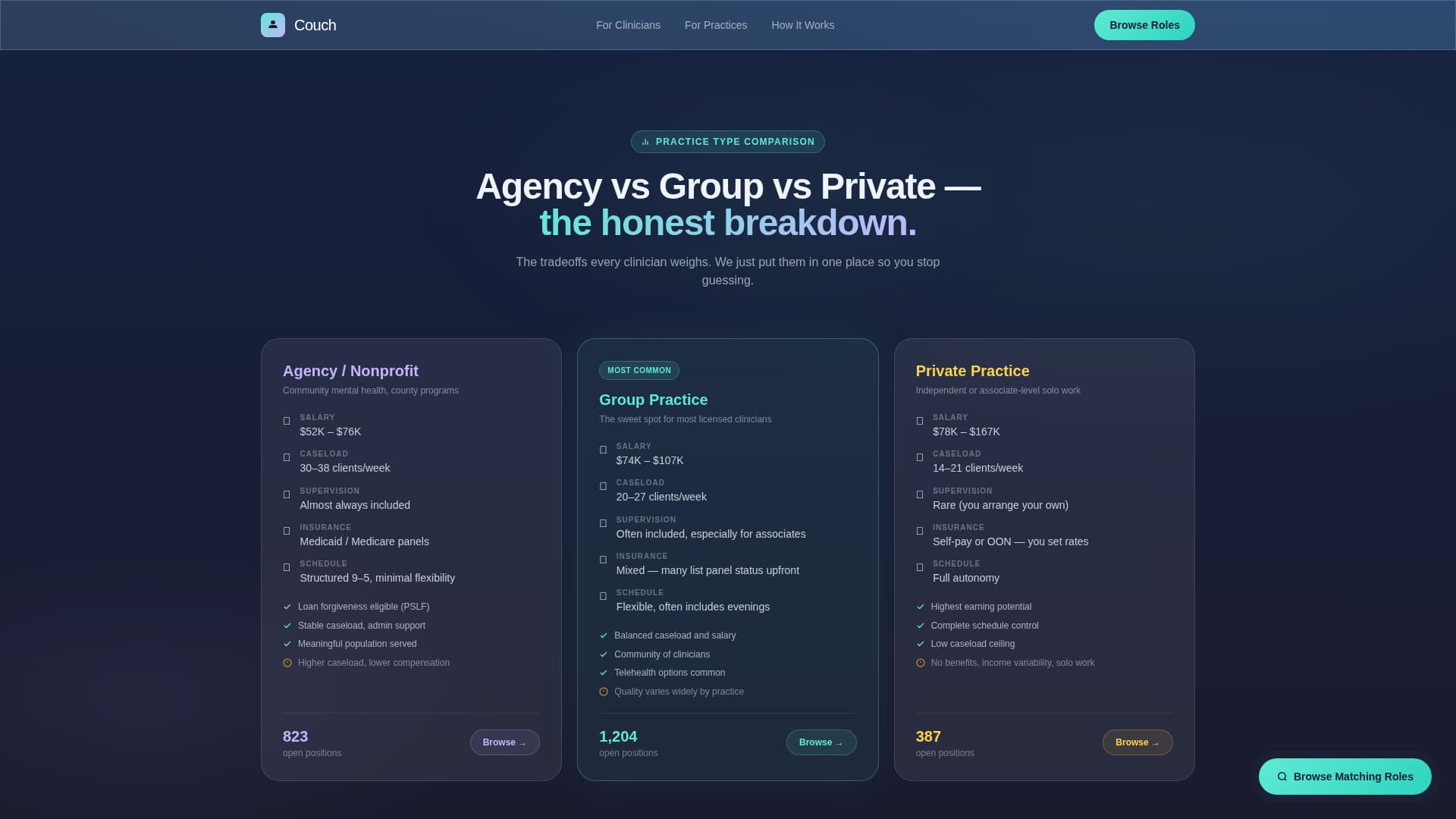 Therapy & Counseling Digital Presence Cost Calculator Website Template