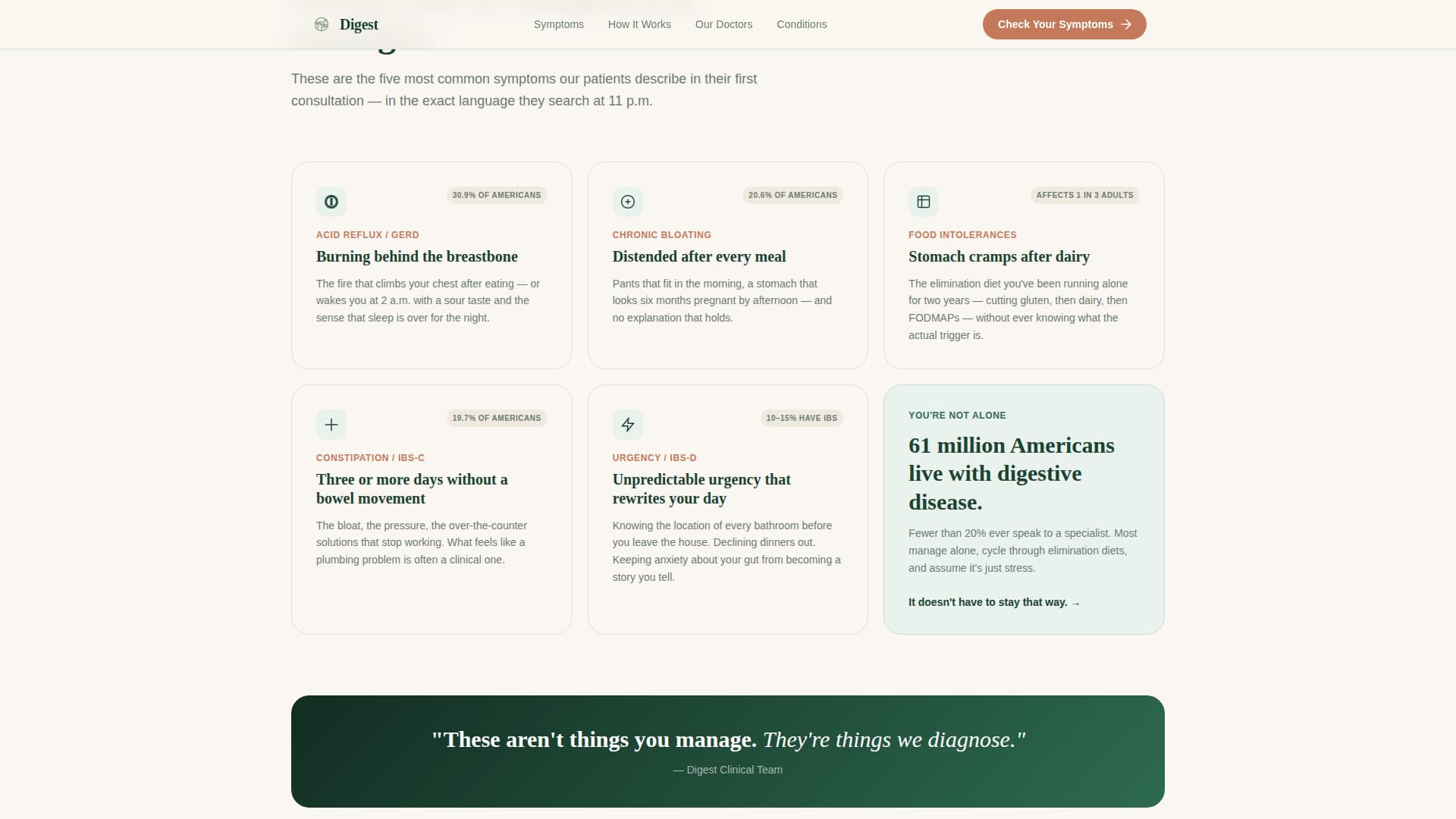 Digest - Trusted Gastroenterology Landing Page Template