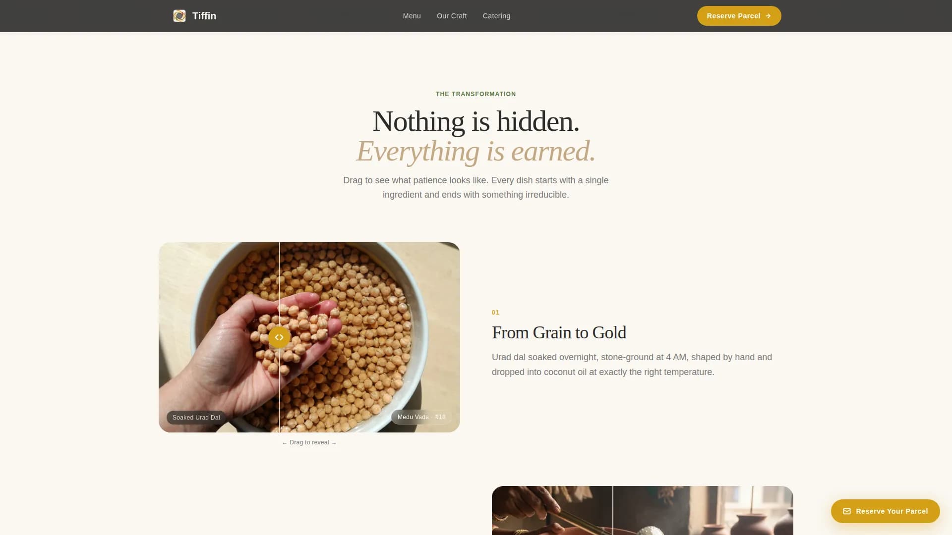 Regional & Specialty Restaurant Booking Website Template