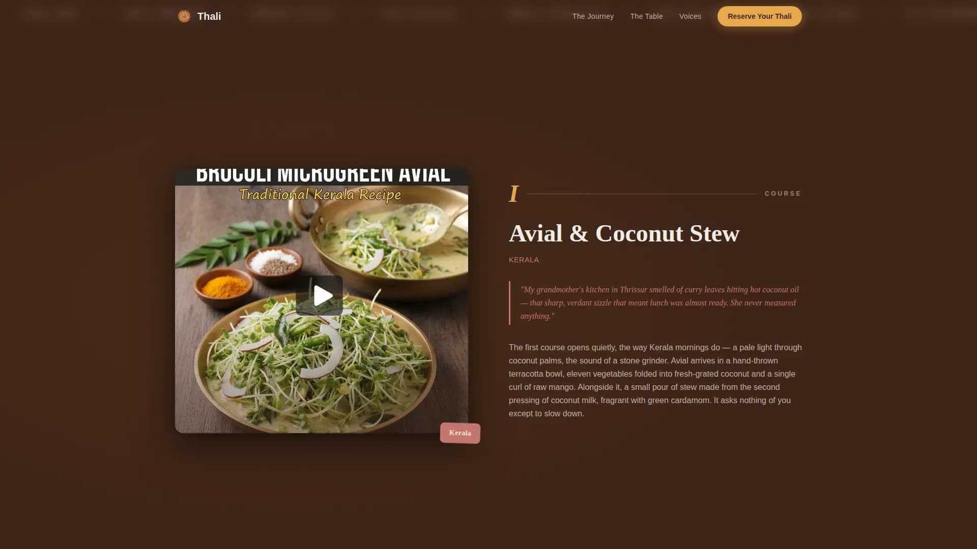 Indian Dining Professional Website Template