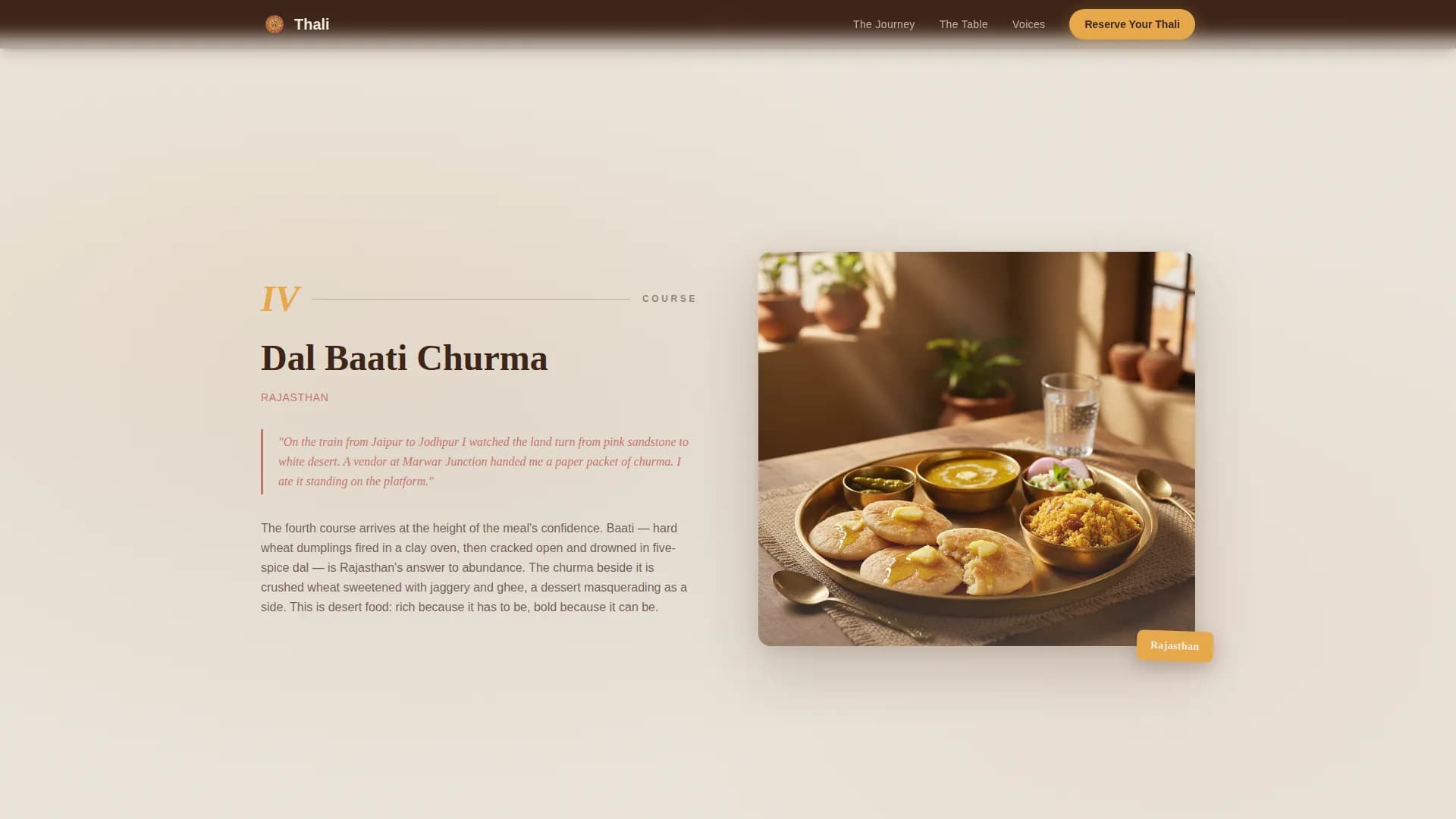 Indian Dining Professional Website Template