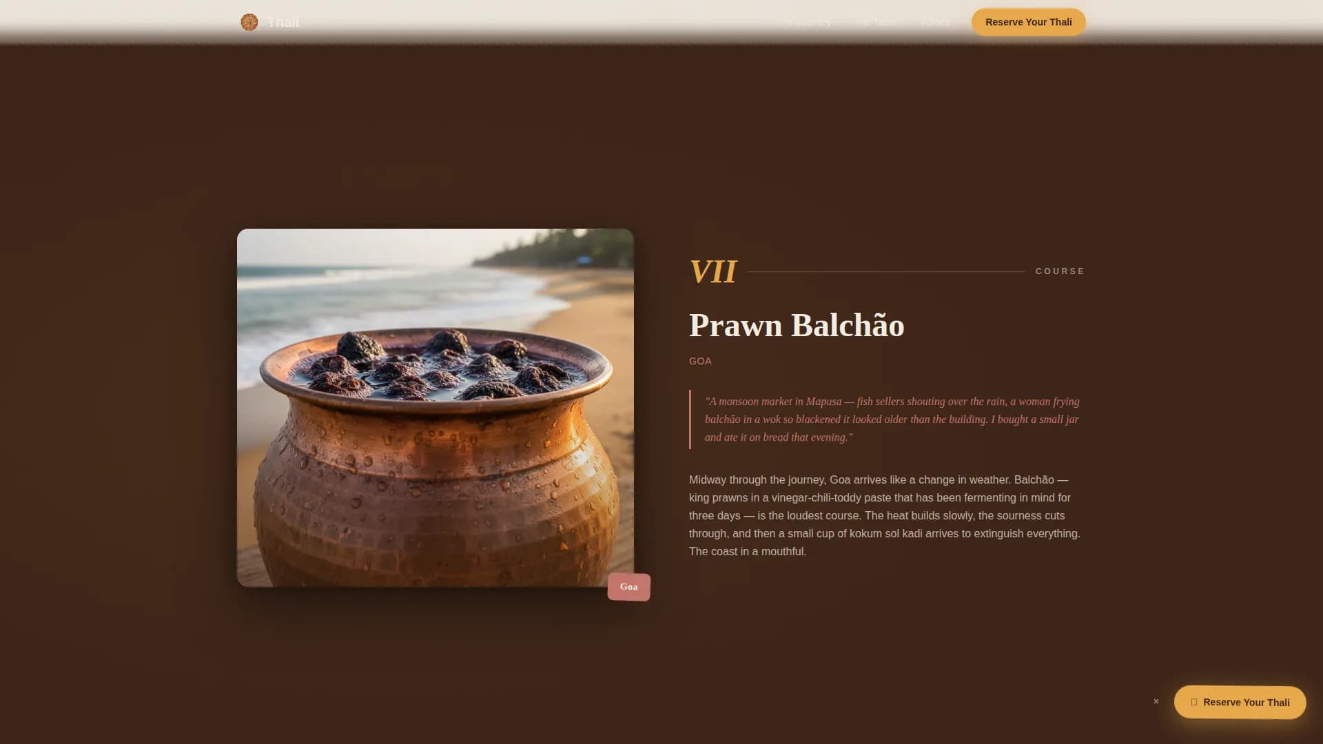 Indian Dining Professional Website Template