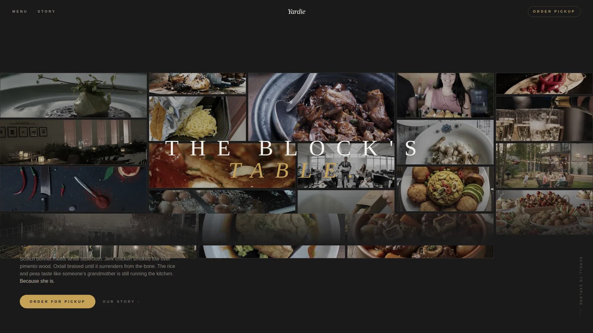 Jamaican Cuisine Blog Website Template