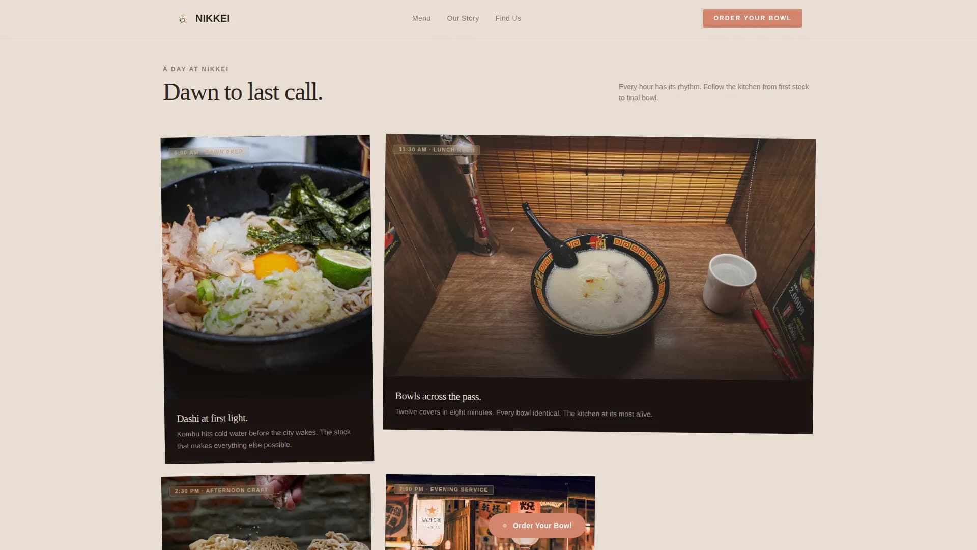 Umami — Elegant Japanese Counter Landing Page Template