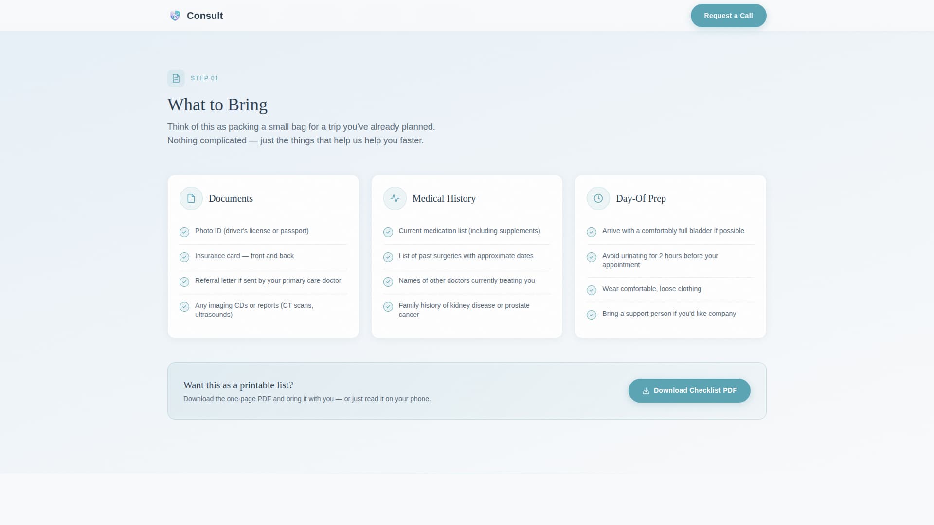 Urologist Professional Website Template