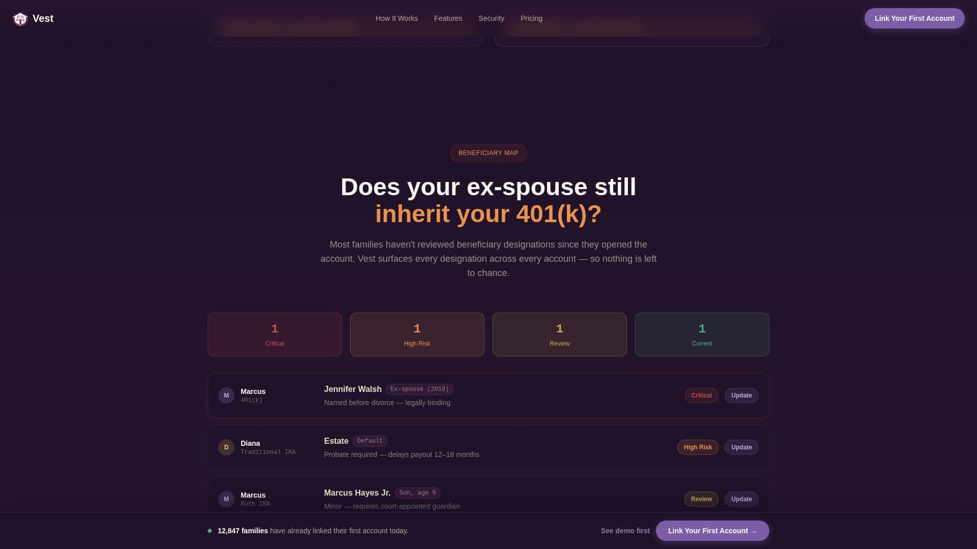 Joint & Family Finance Professional Website Template