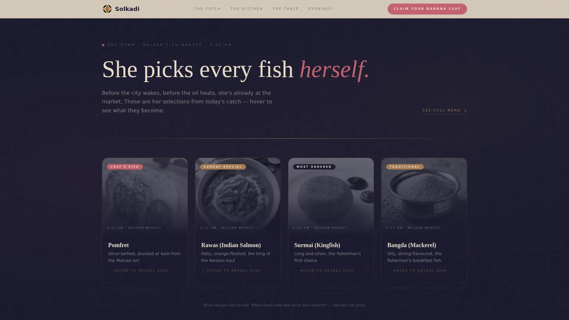 Spice — Vibrant Konkani Kitchen Landing Page Template