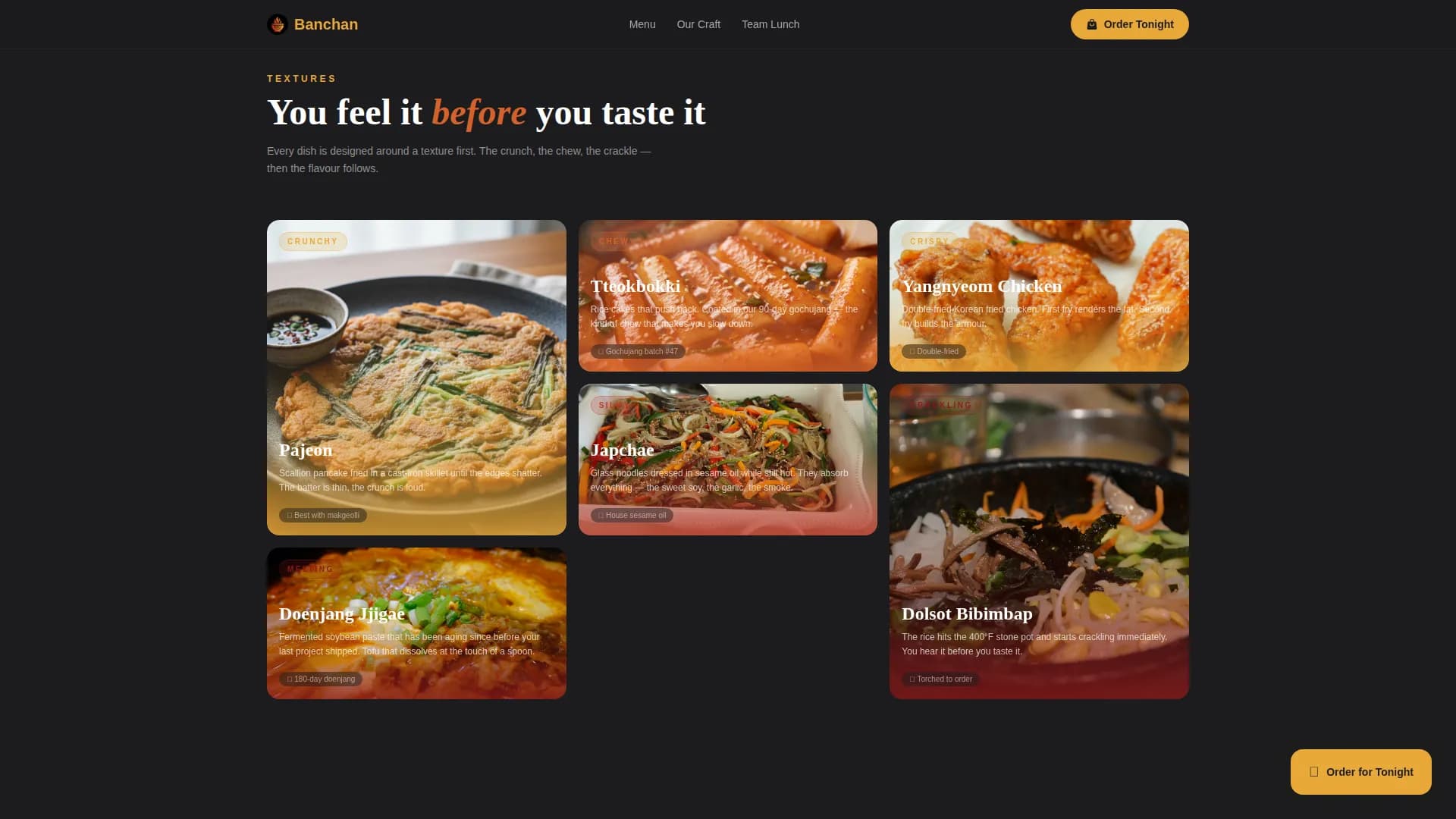 Koryo — Korean Cloud Kitchen Landing Page Template