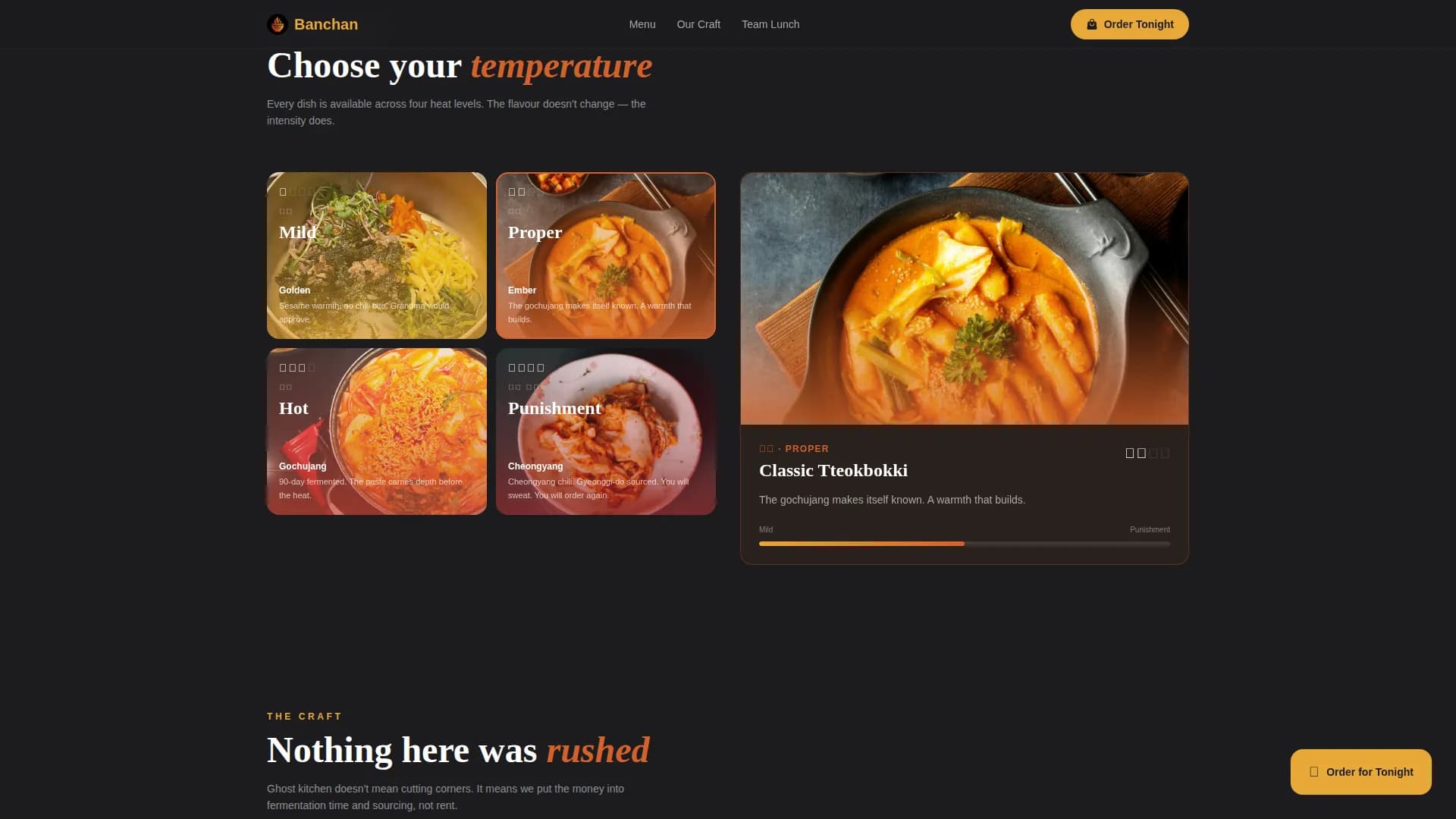 Koryo — Korean Cloud Kitchen Landing Page Template