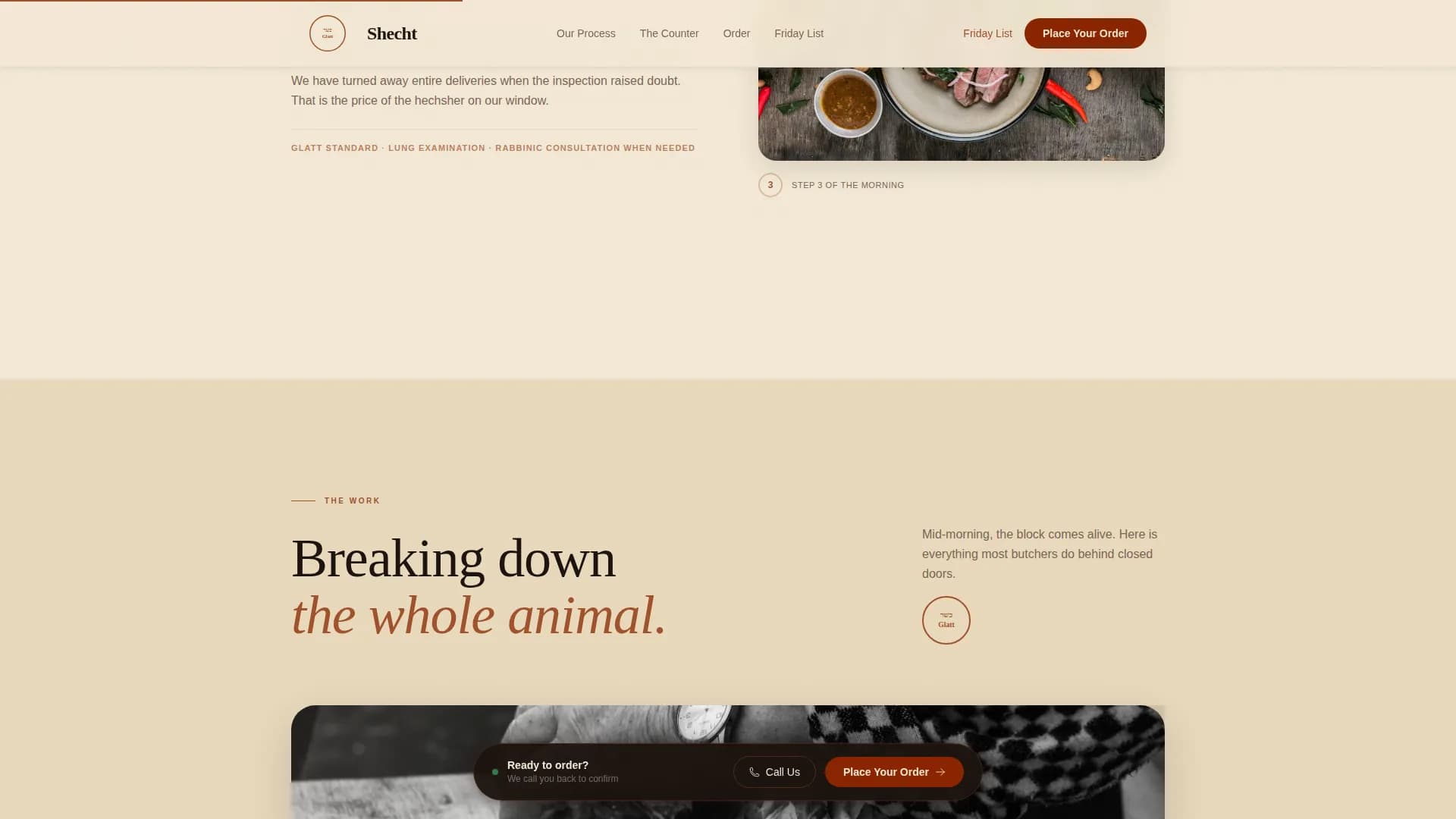 Halal — Premium Butcher Ordering Landing Page Template