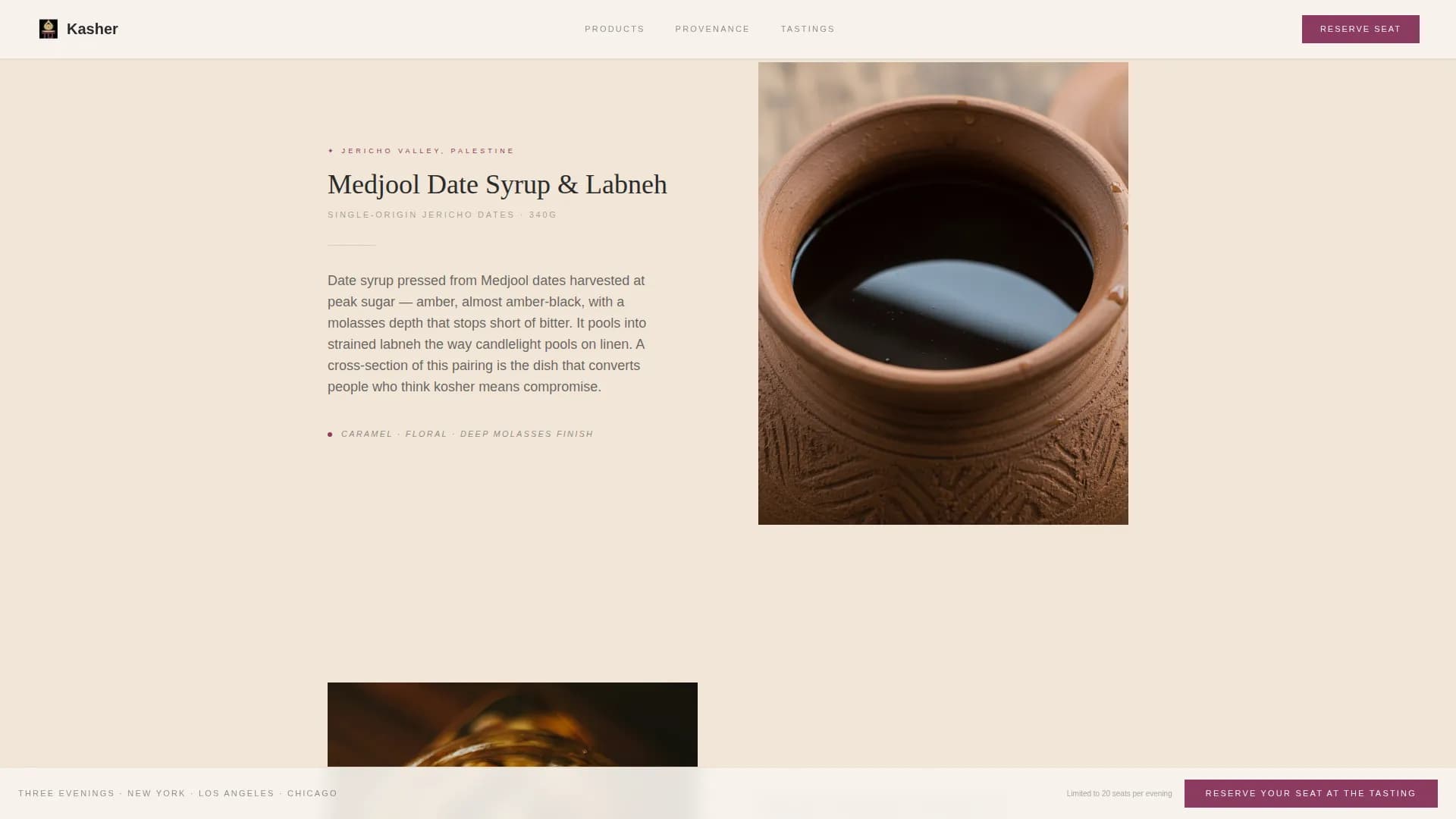 Divine — Refined Kosher Marketplace Landing Page Template