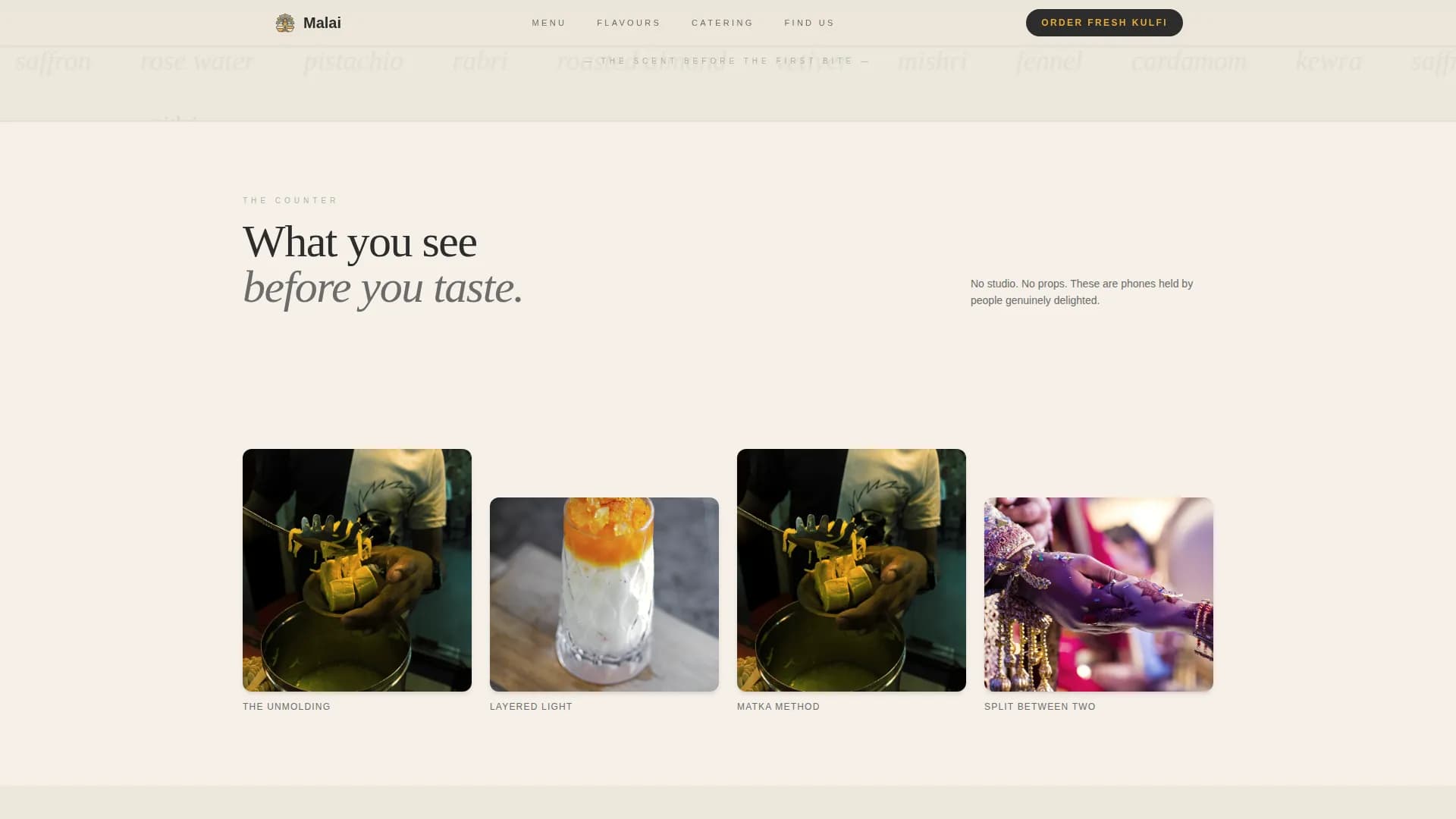 Fodmap — Bold Low-Fodmap Catering Gallery Landing Page Template