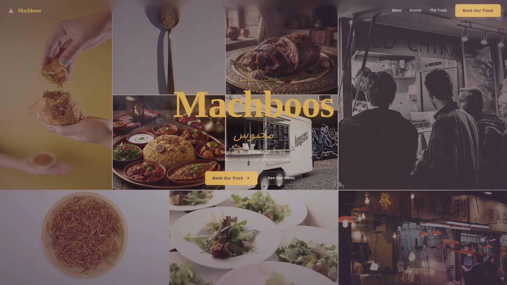 Machboos — Ultimate Mobile Cuisine Landing Page Template
