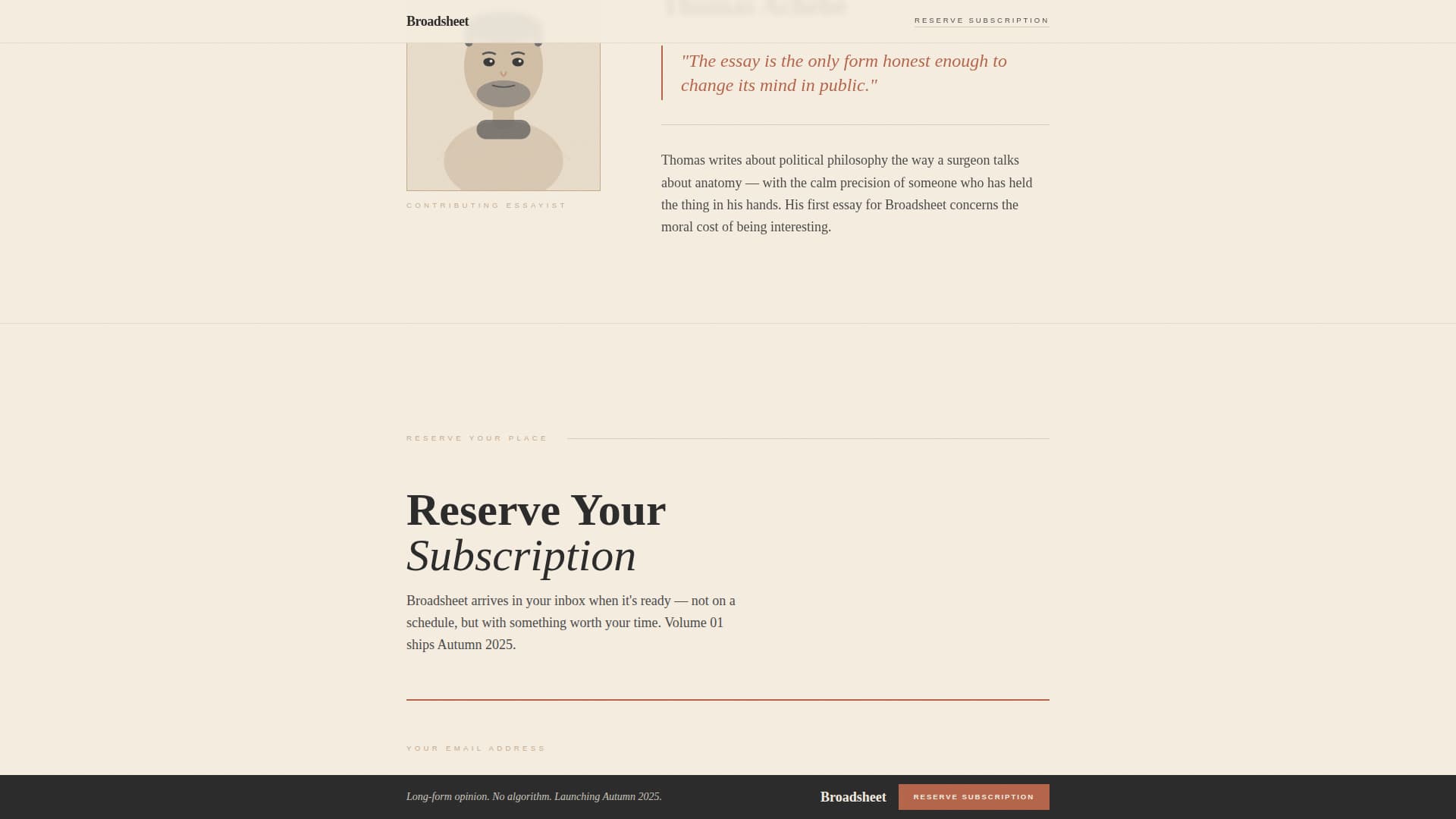 News & Magazine Pre-Launch Website Template