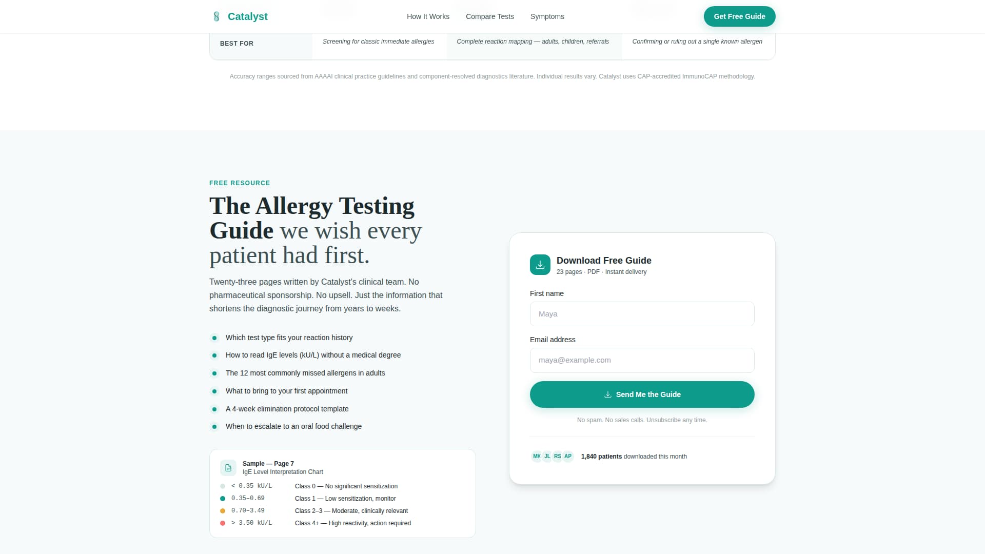 Allergy & Immunology Education Website Template