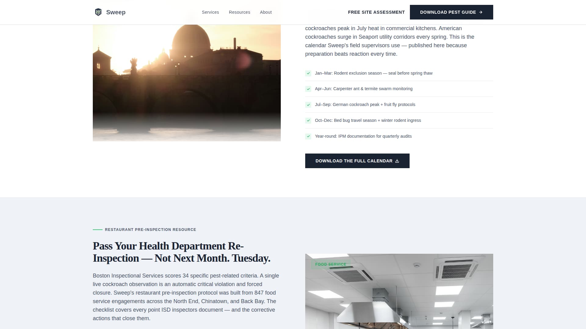 Sweep - Precision Pestcontrol Landing Page Template