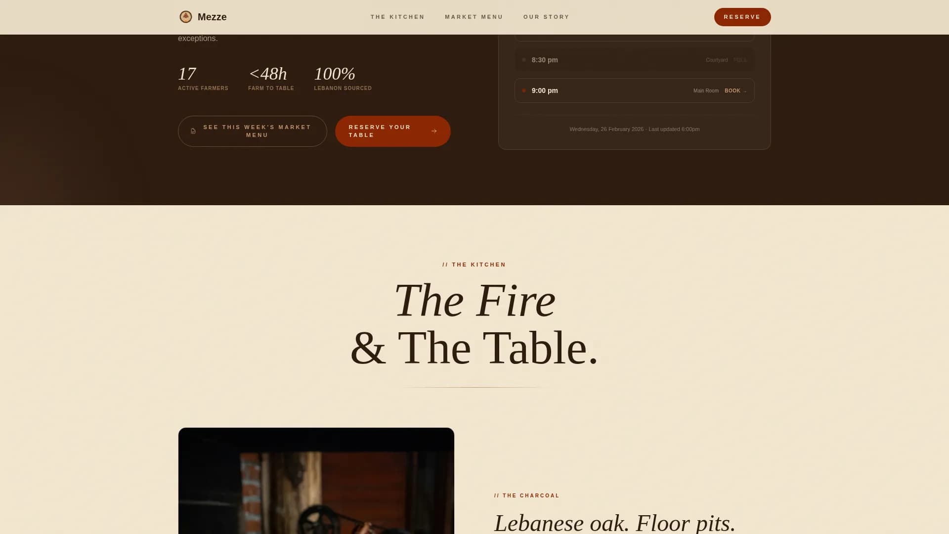 Middle Eastern Cuisine & Dining Advanced Blog Website Template