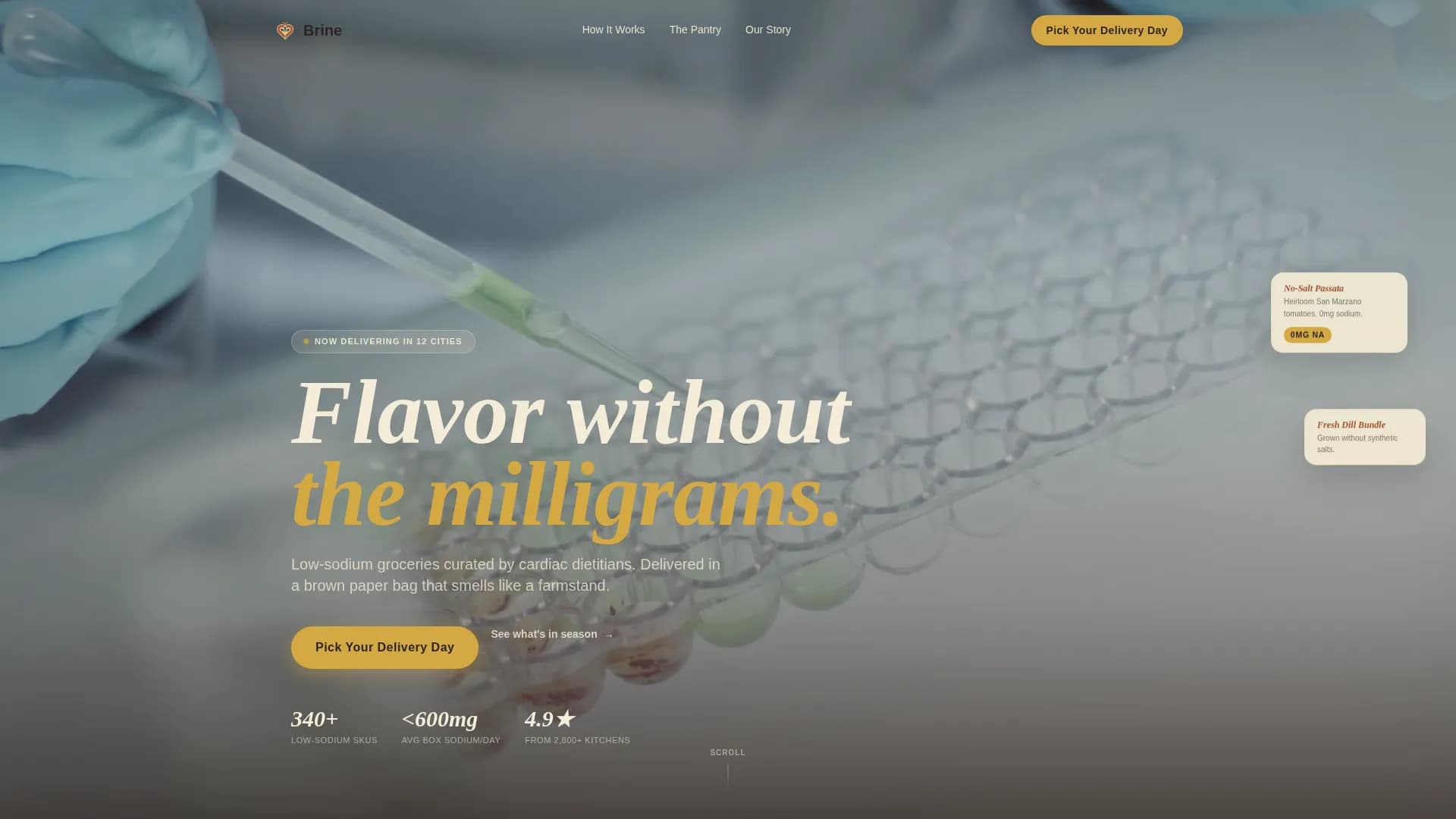 Fresh — Rapid Wellness Delivery Landing Page Template