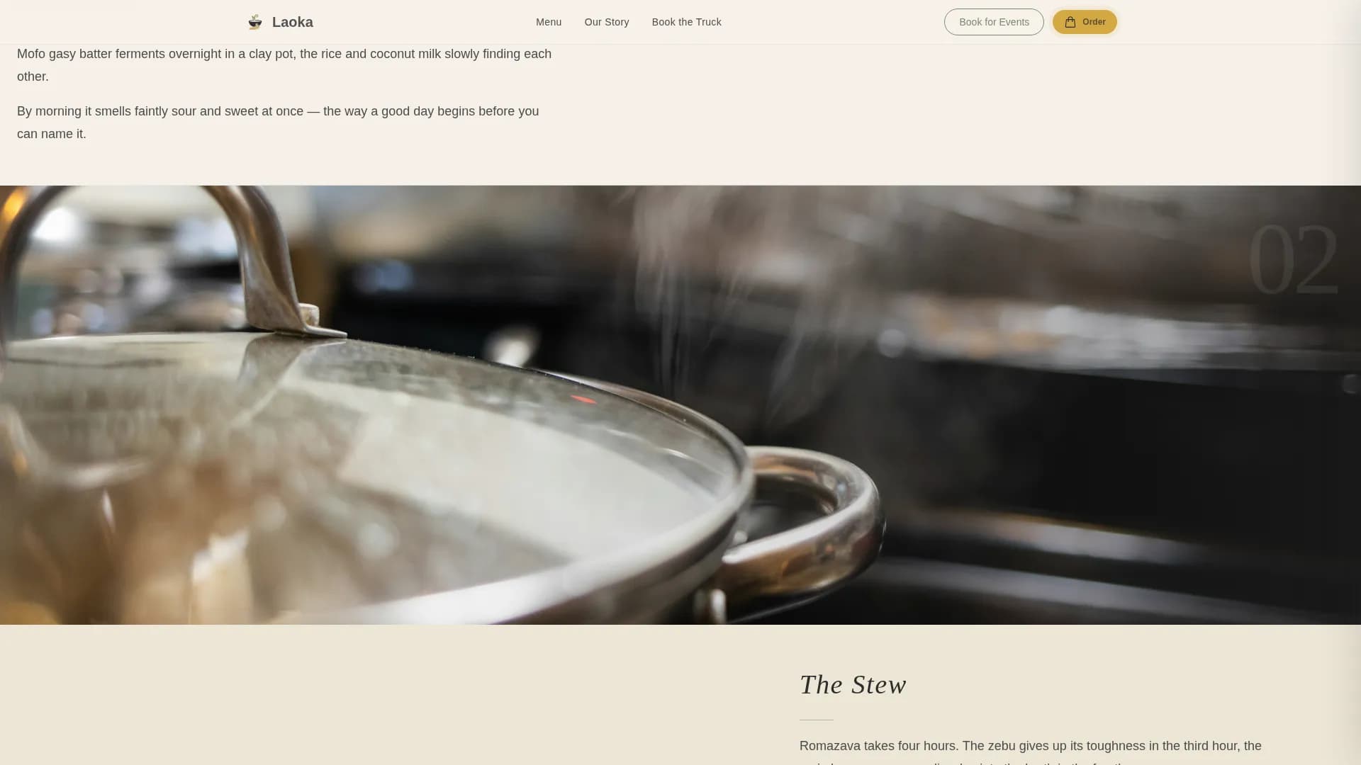 Island — Vibrant Malagasy Kitchen Landing Page Template