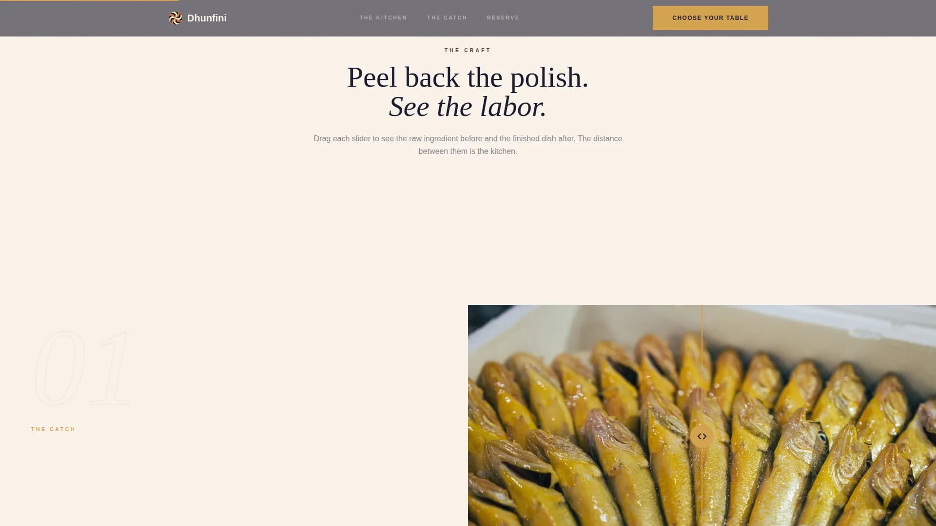 Dhunfini — Maldivian Restaurant Landing Page Template