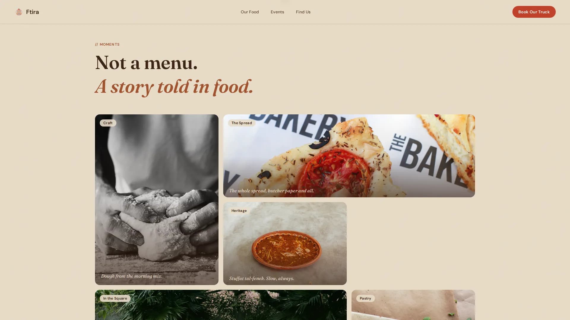 Plancha — Luxe Minimal Mexican Food Truck Landing Page Template
