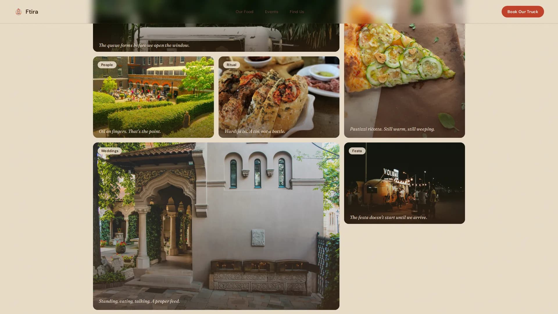 Plancha — Luxe Minimal Mexican Food Truck Landing Page Template