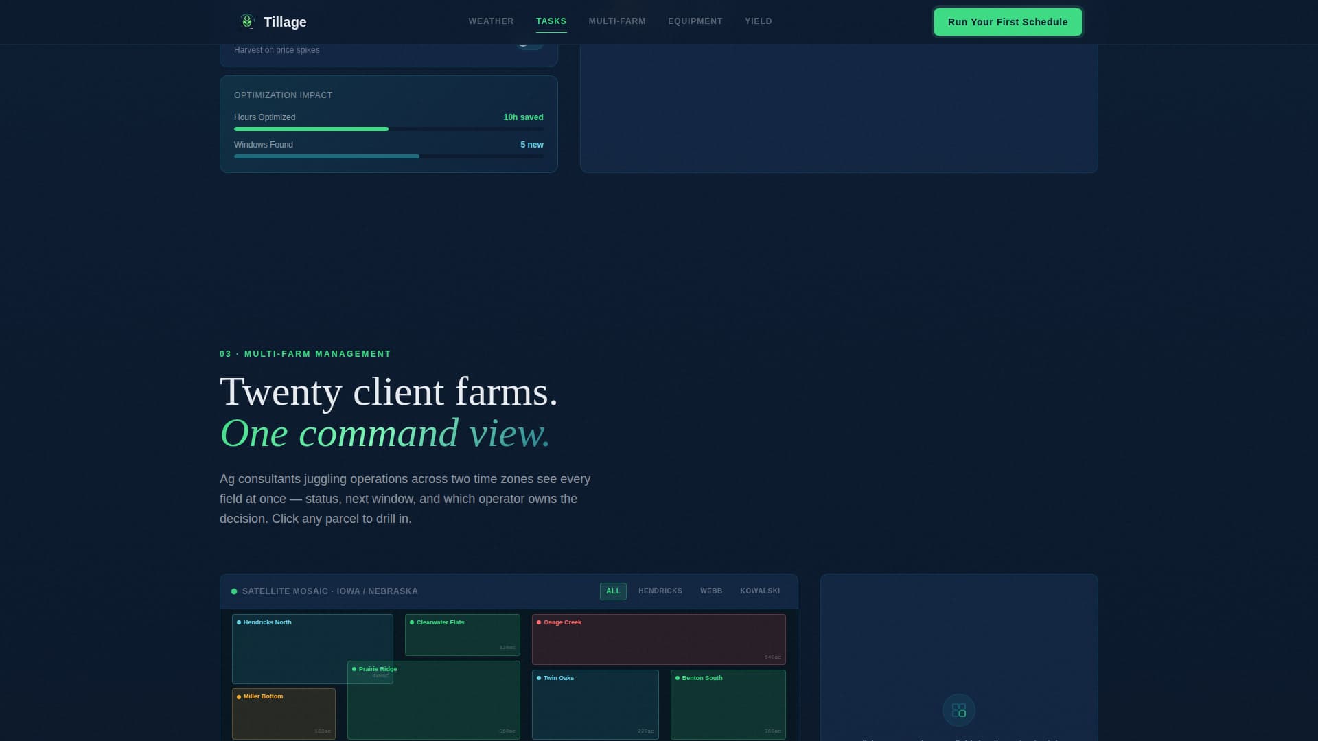 Harvest — Authoritative Sustainable Agriculture Landing Page Template