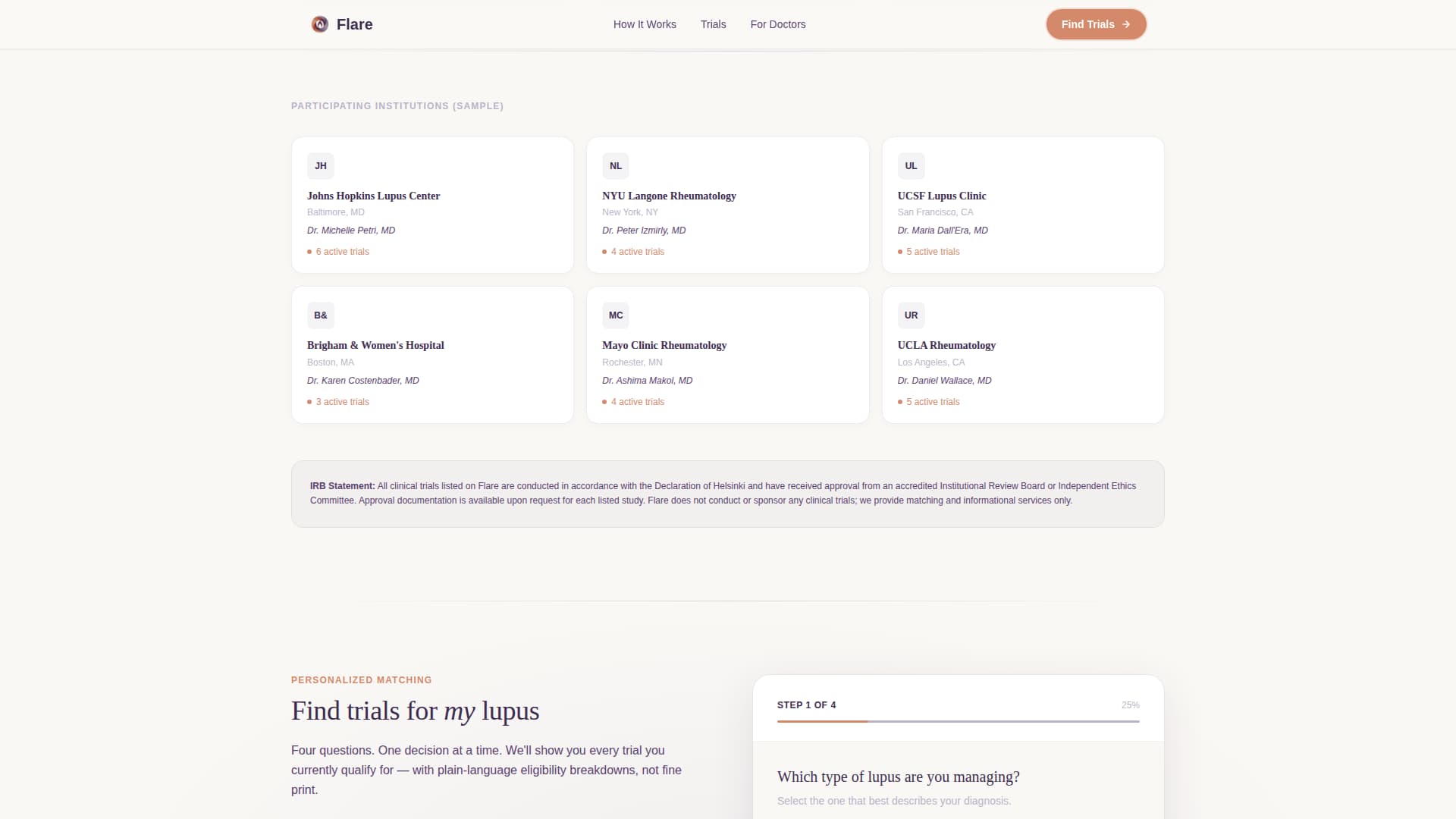 Lupus Care Professional Website Template