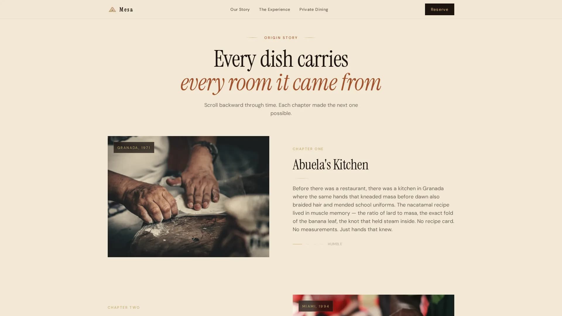 Nicaraguan Cuisine Professional Website Template