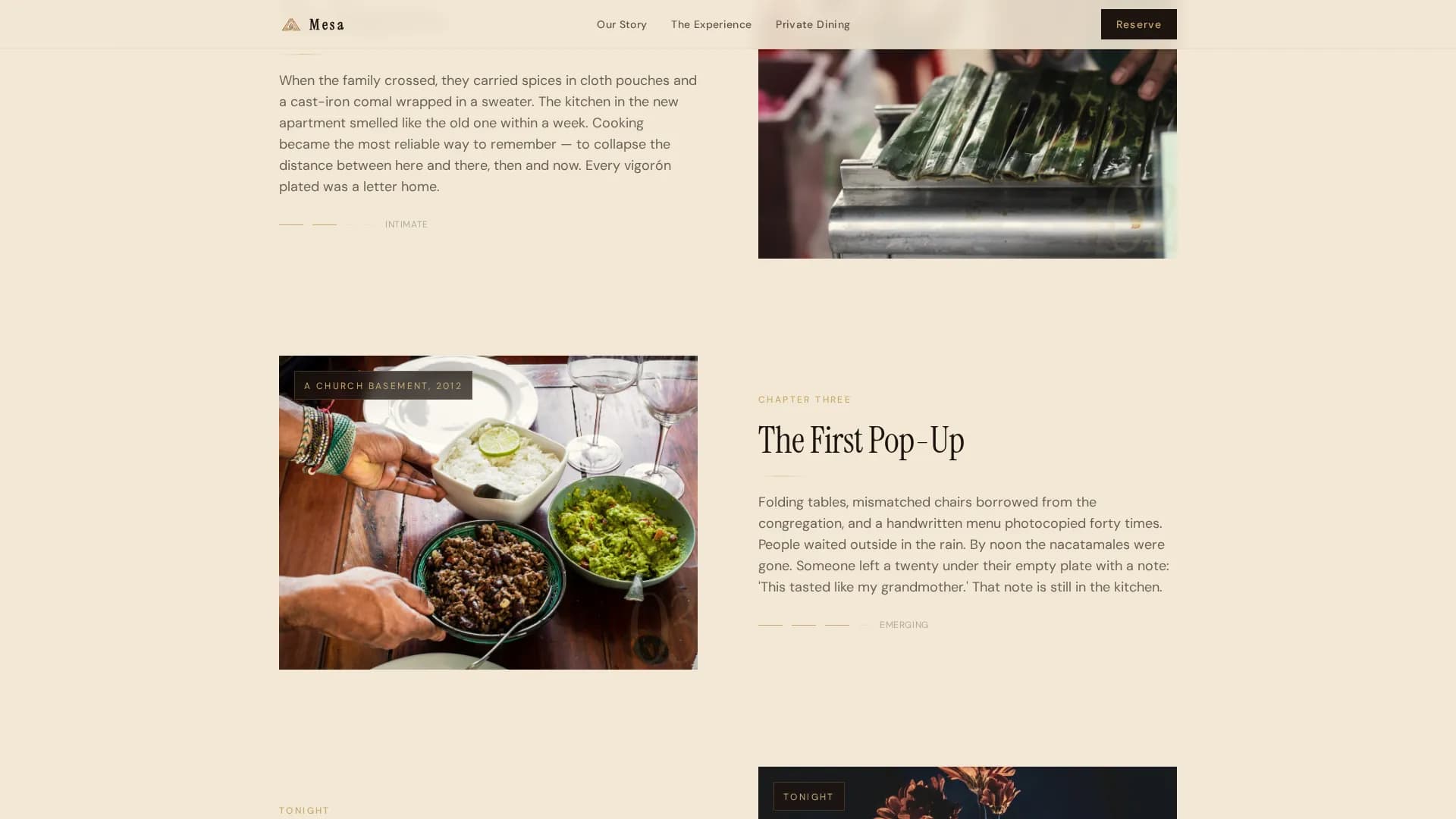 Nicaraguan Cuisine Professional Website Template