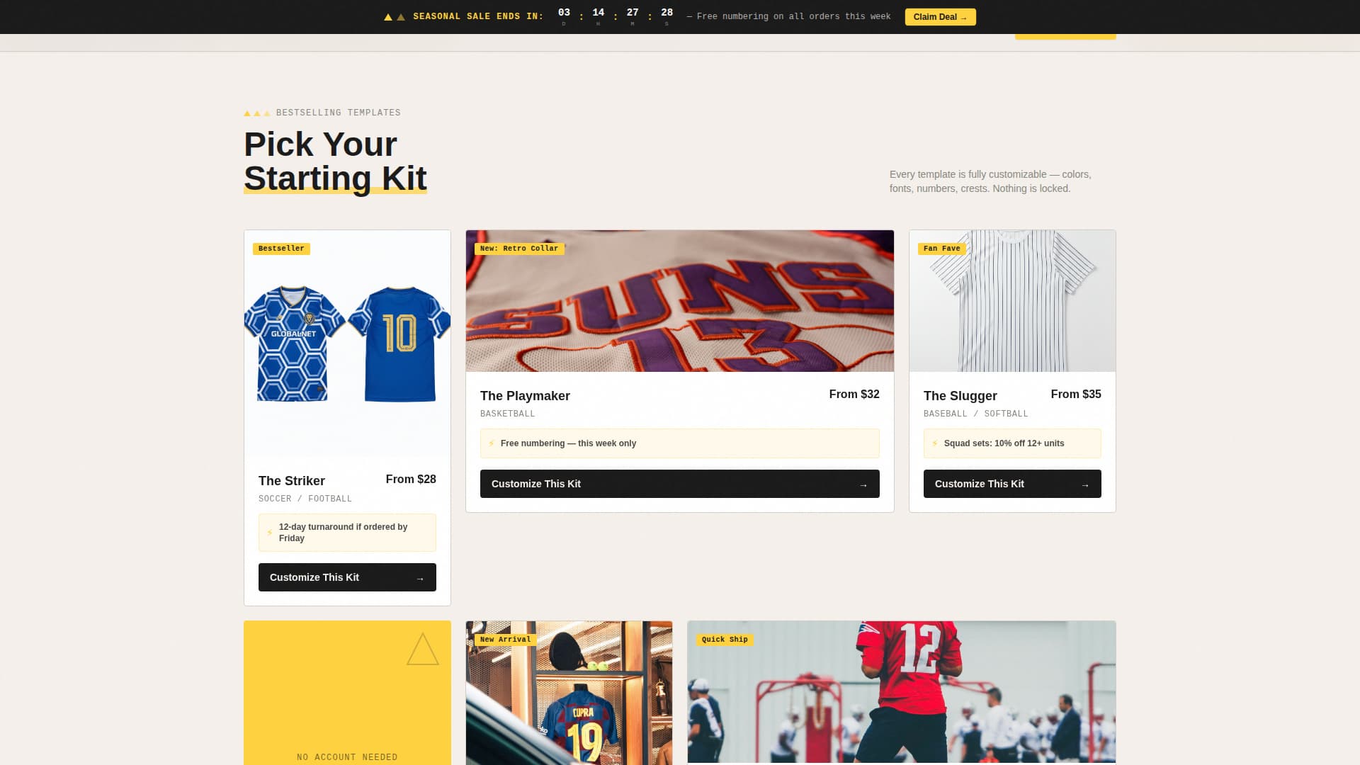 Niche & Artisan Products Professional Website Template