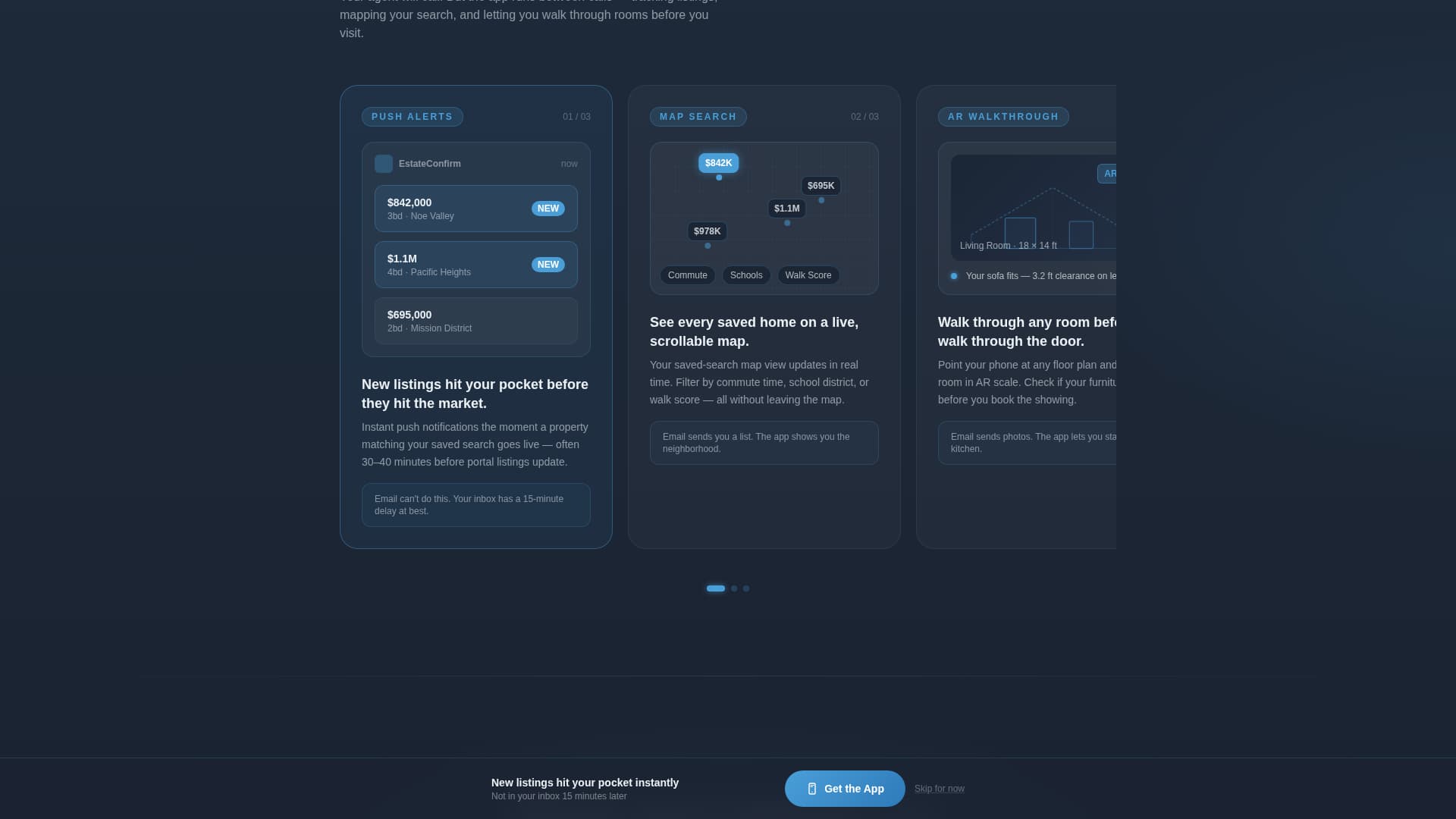 Real Estate Agency Booking Confirmation Website Template