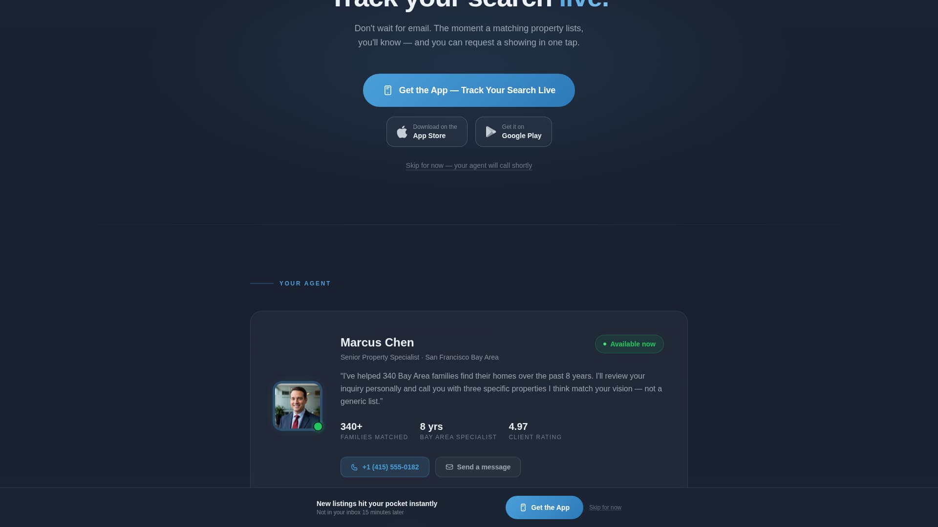 Real Estate Agency Booking Confirmation Website Template