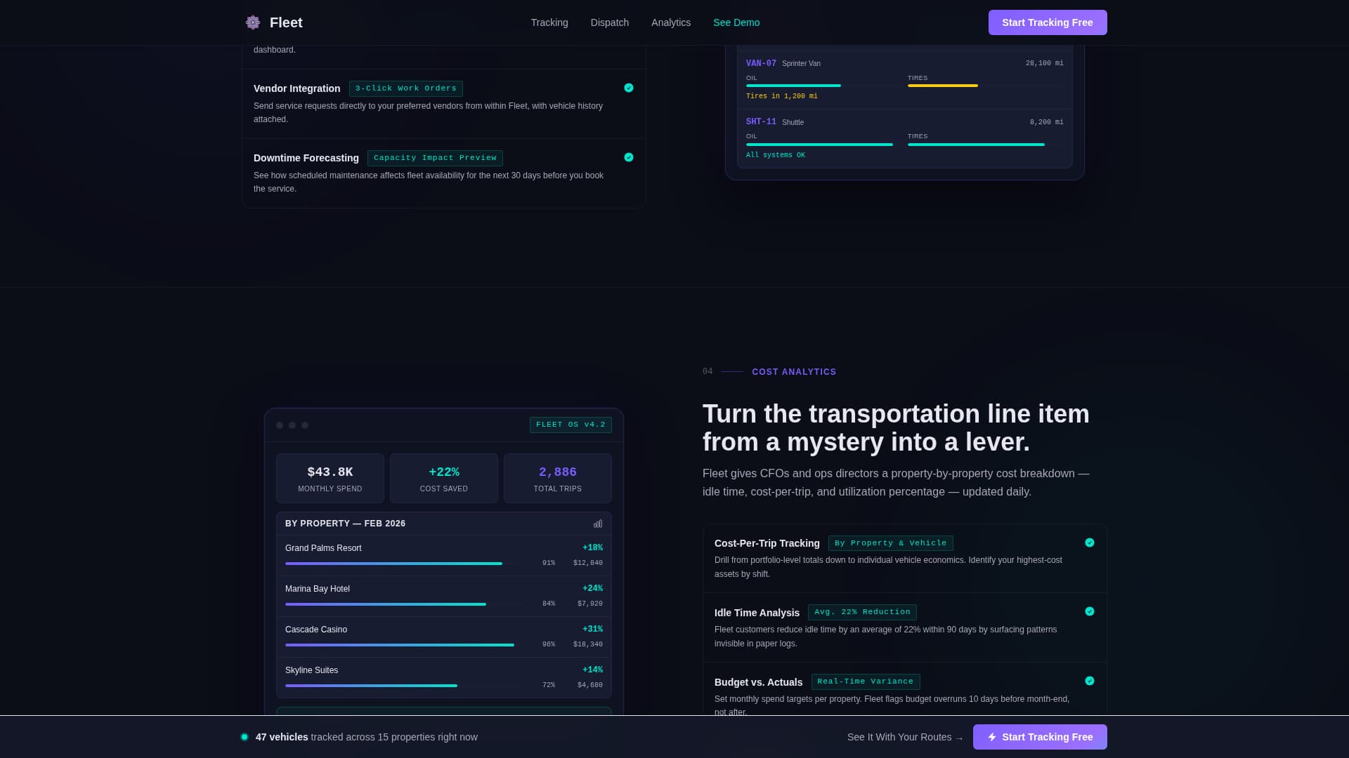 Hospitality - High-Converting Fleet Landing Page Template
