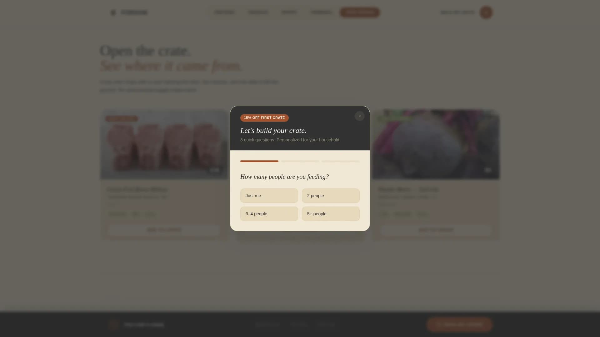 Market — Curated Grocery Delivery Landing Page Template
