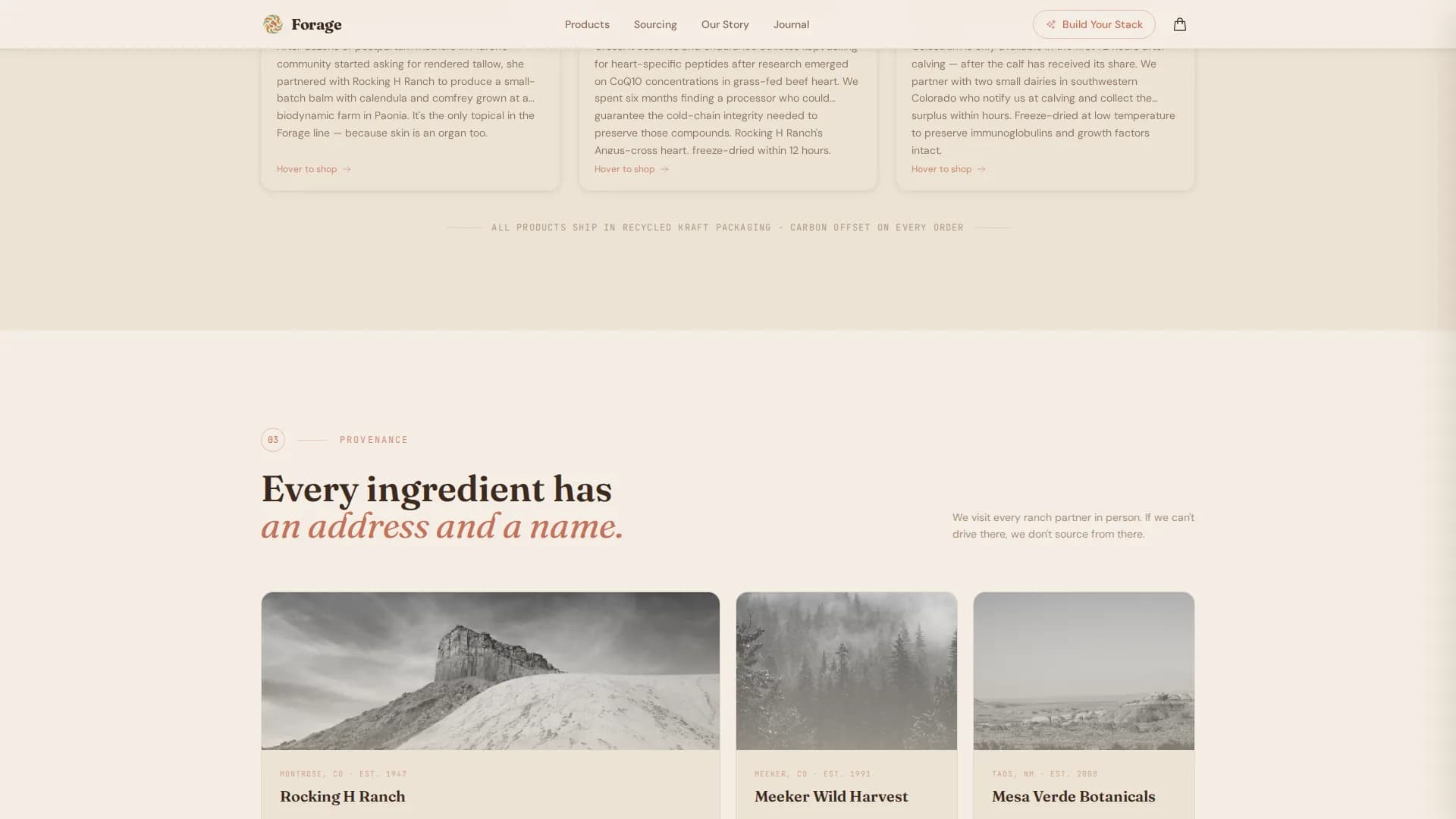 Vitalize — Ancestral Supplement Landing Page Template