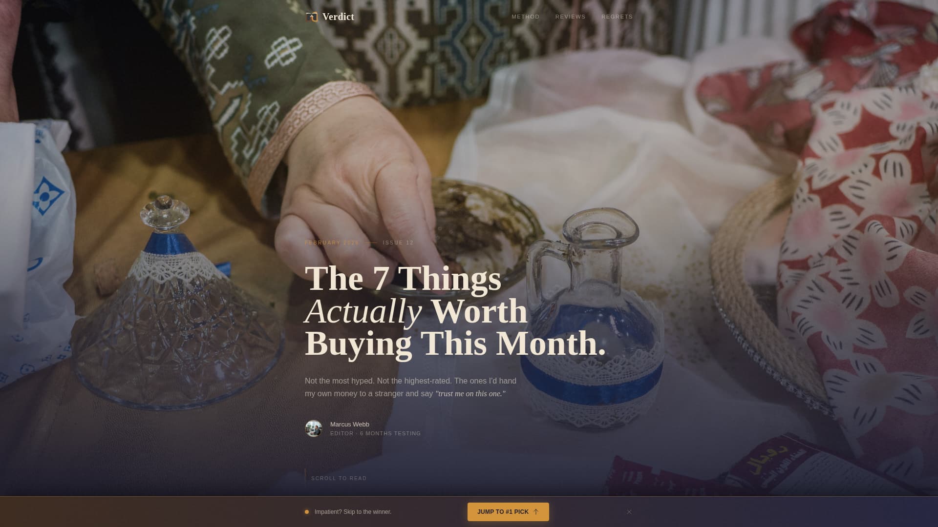 Dossier - Credible Review Landing Page Template