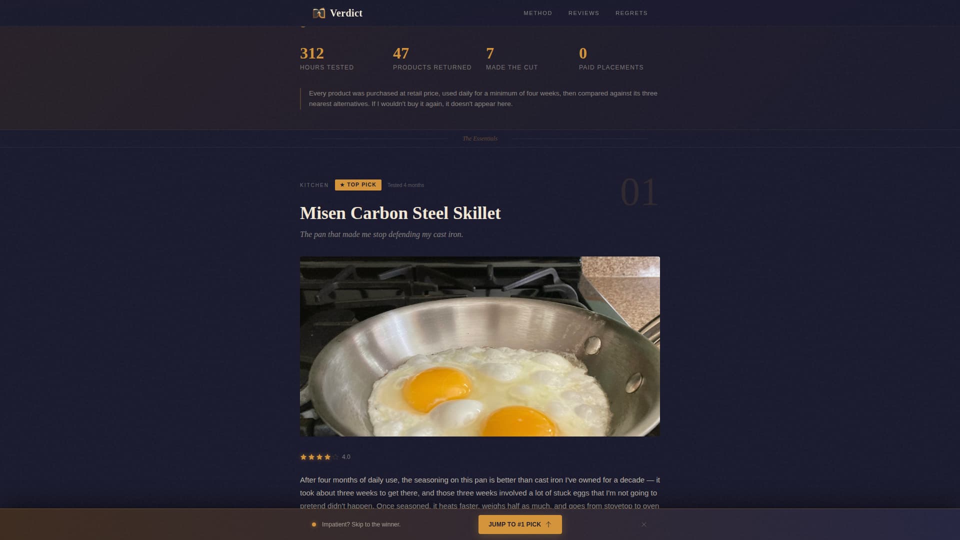 Dossier - Credible Review Landing Page Template