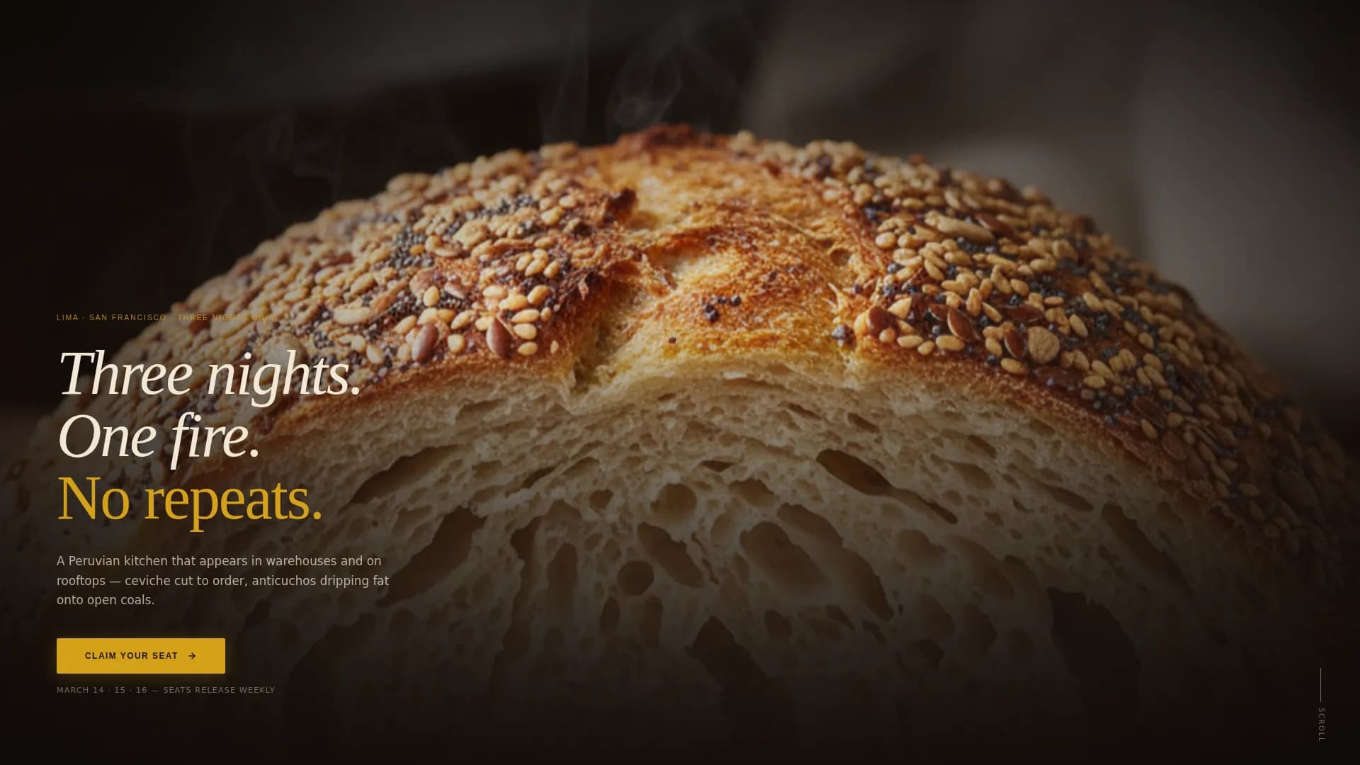 Criollo — Refined Peruvian Experience Landing Page Template