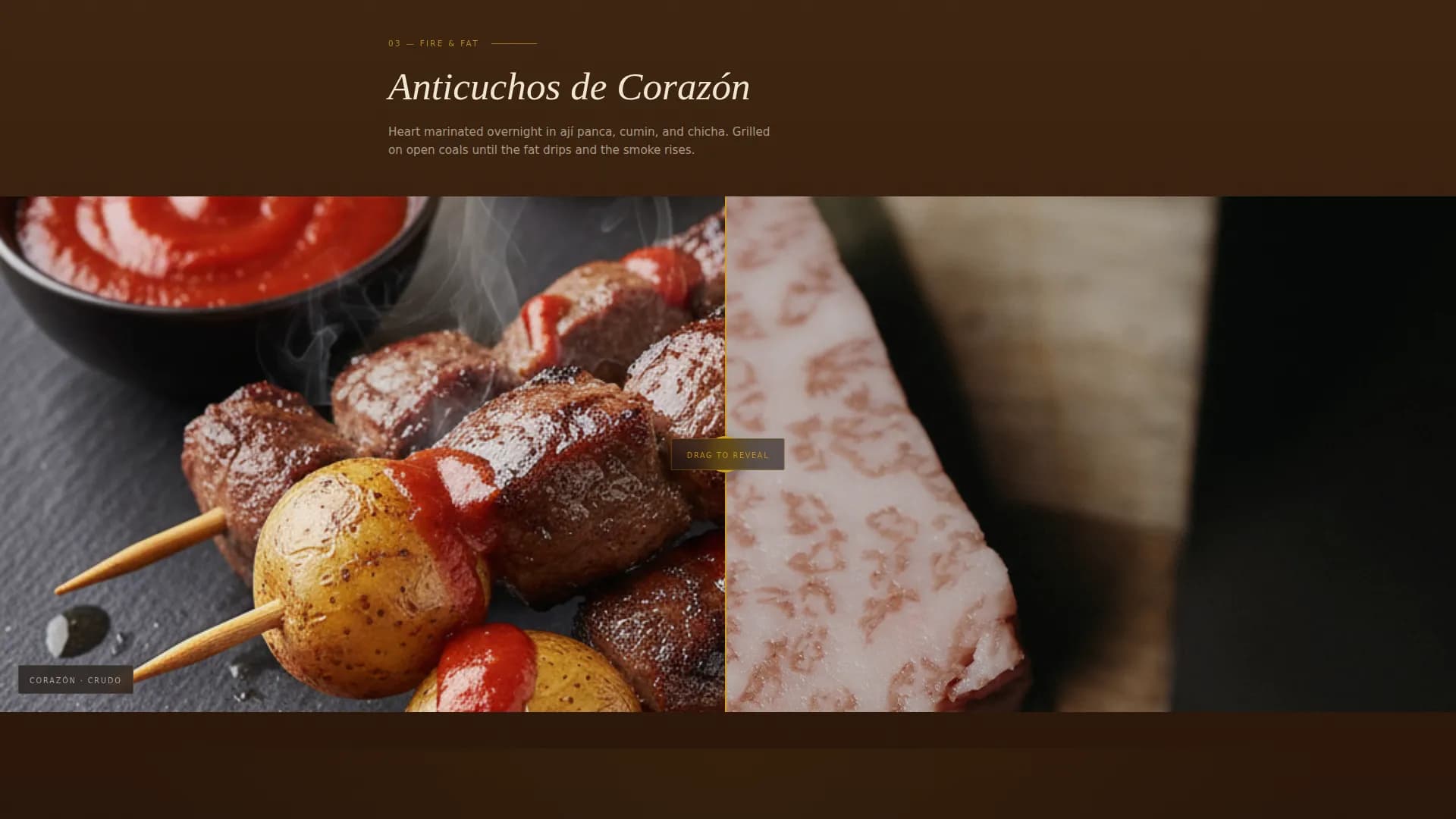 Criollo — Refined Peruvian Experience Landing Page Template