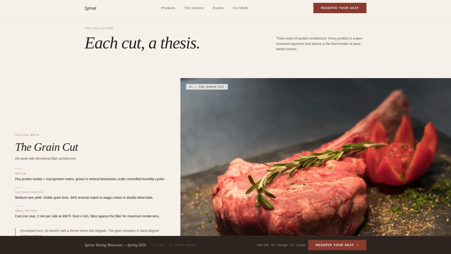 Verdant — Premium Protein Gallery Landing Page Template