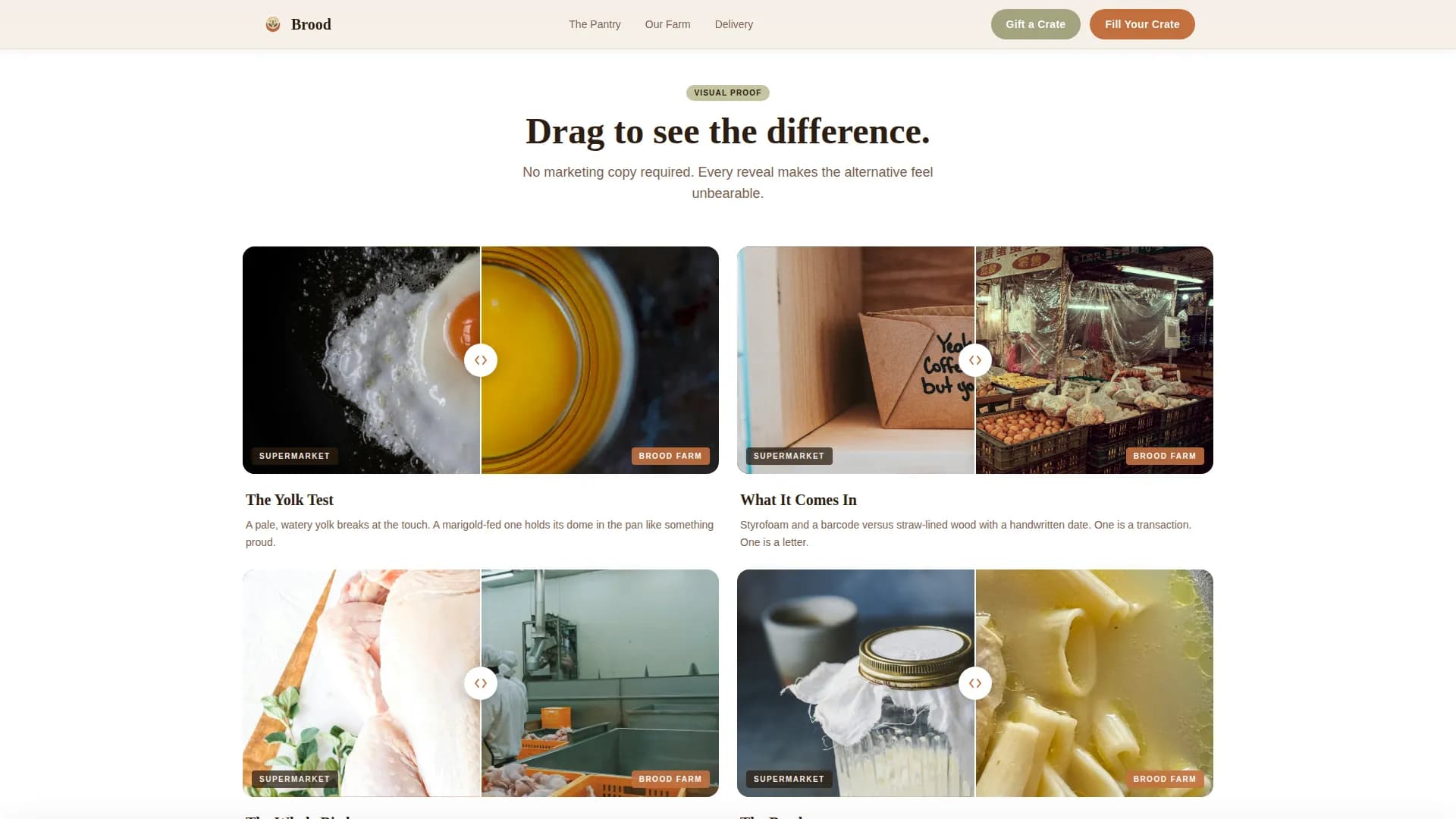 Poultry — Heritage Direct Farm Landing Page Template