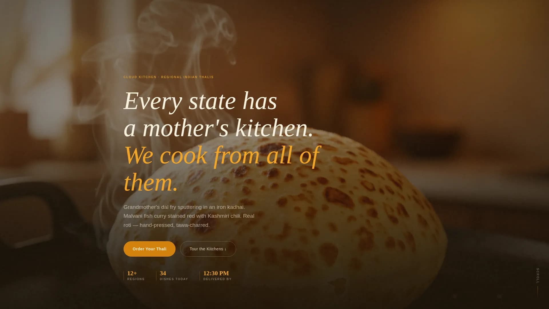 Plancha — Rustic Regional Kitchen Landing Page Template