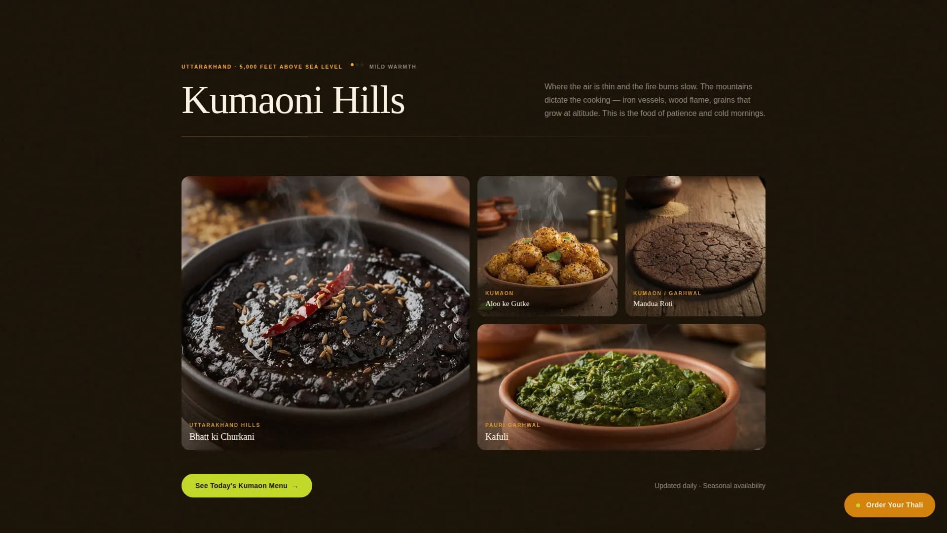 Plancha — Rustic Regional Kitchen Landing Page Template