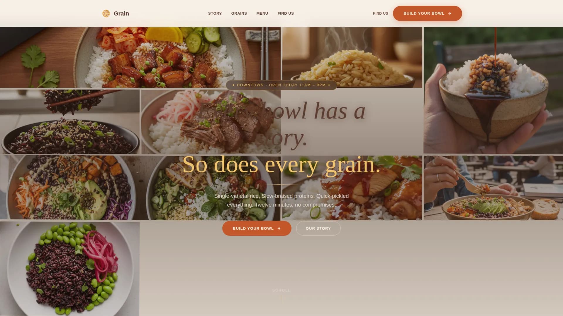 Harvest — Premium Asian Cuisine Landing Page Template
