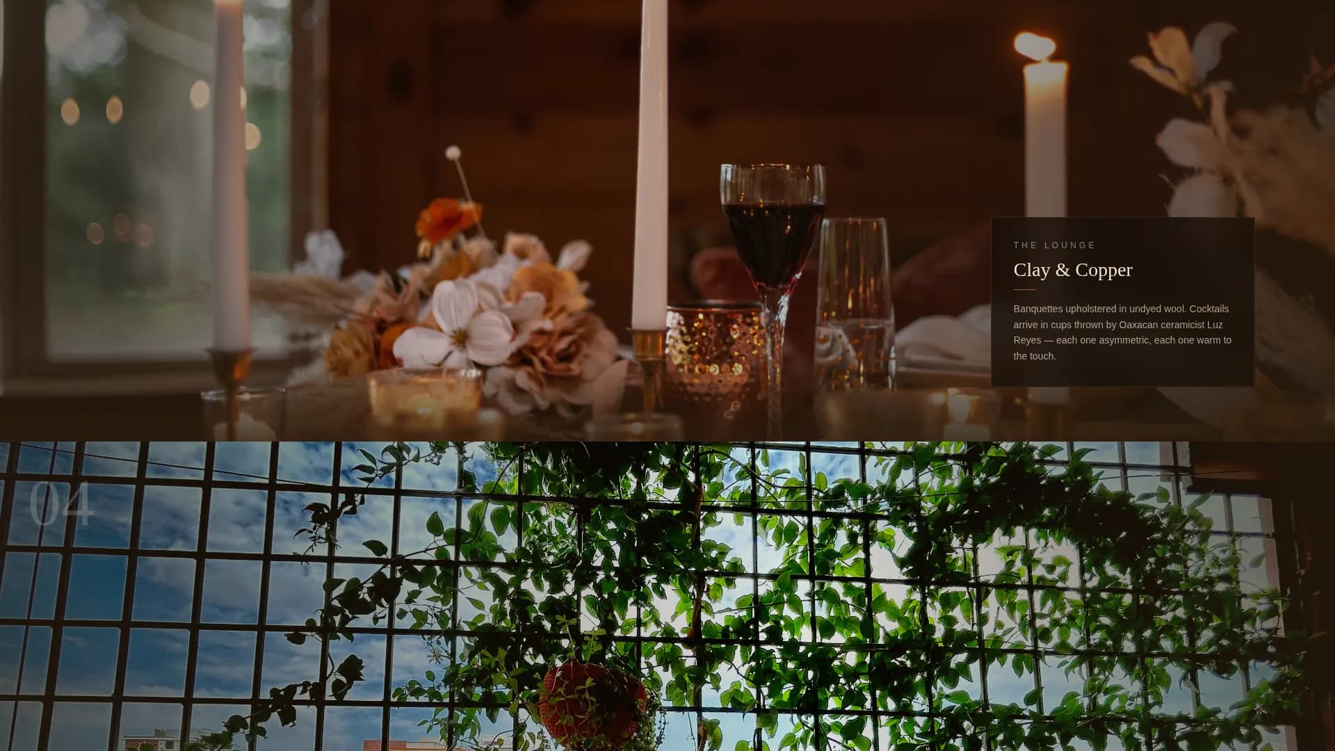 Terrace - Agrarian Rooftop Restaurant Landing Page Template