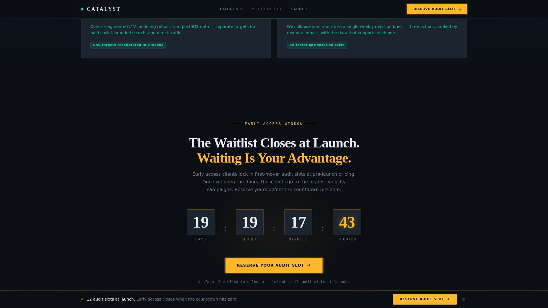 Marketing Agency Booking Website Template